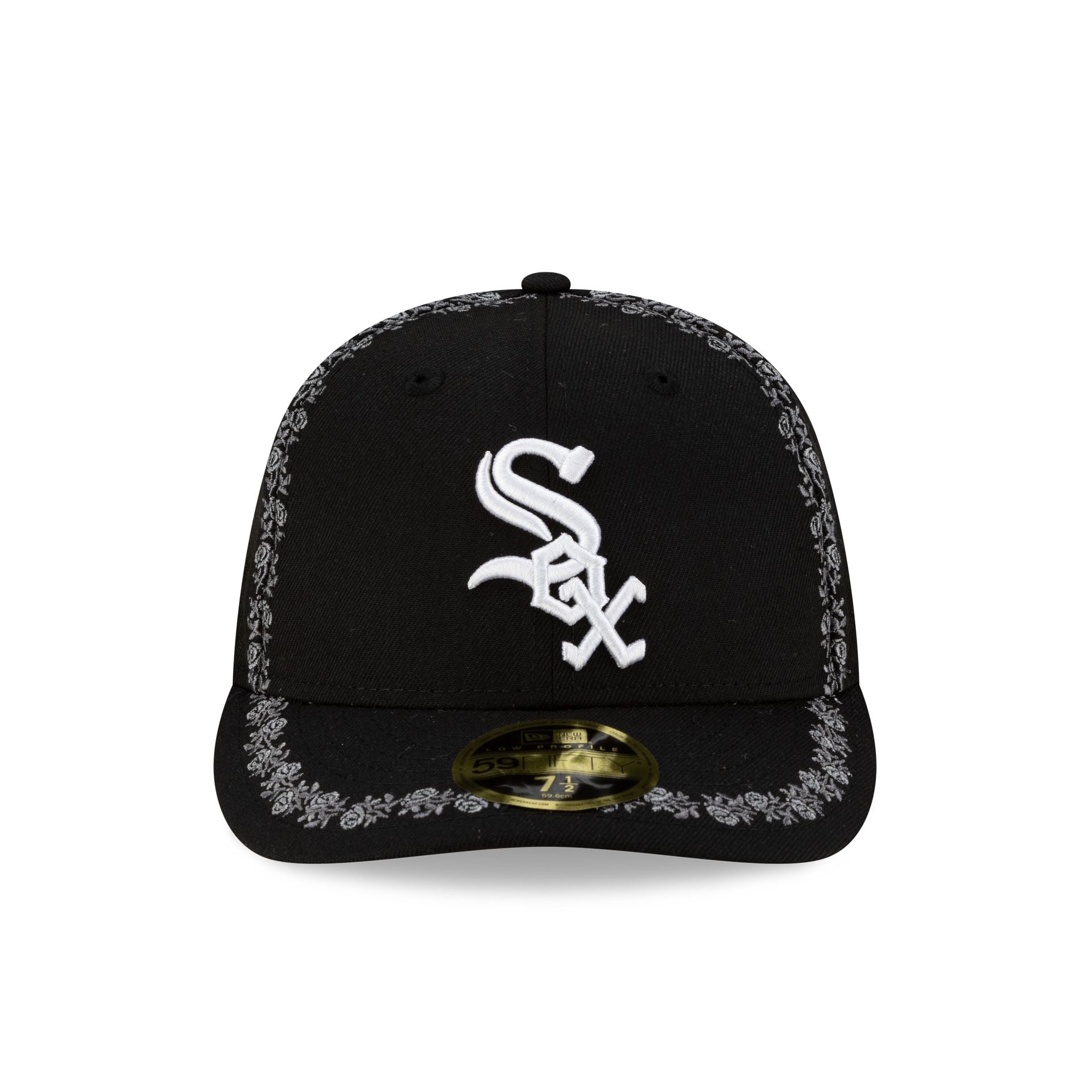 Chicago White Sox Rose Emblem Low Profile 59FIFTY Fitted Hat