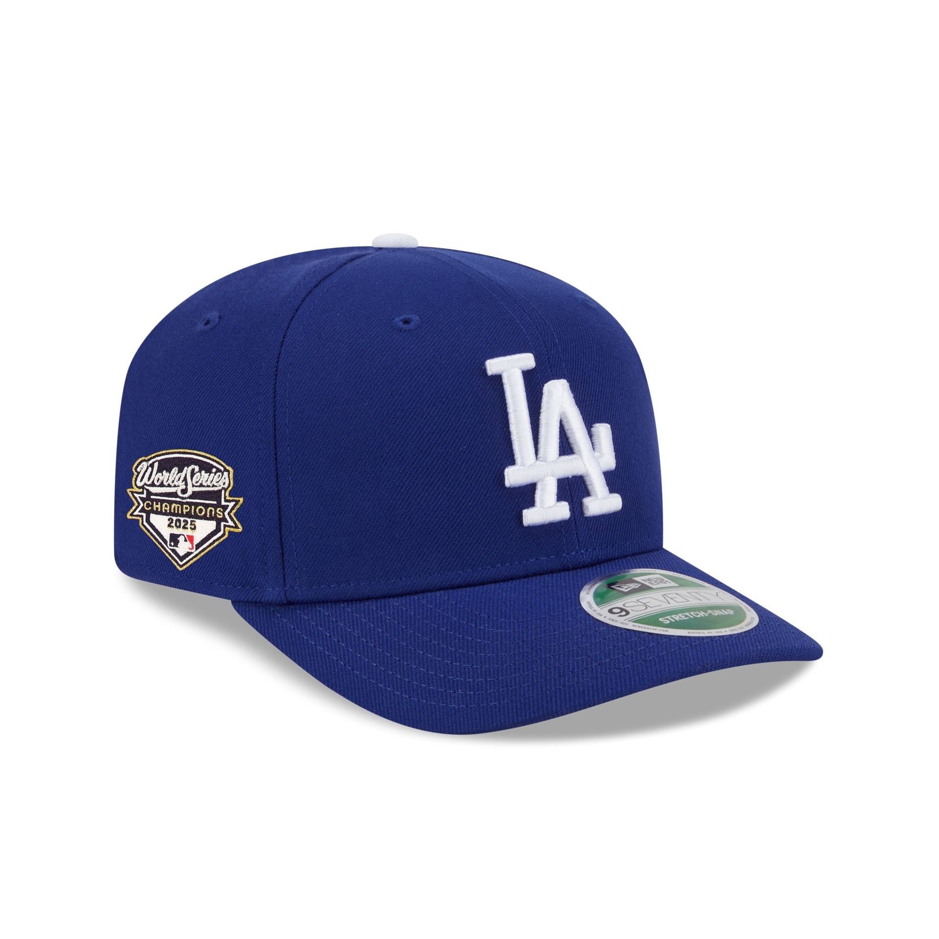 Los Angeles Dodgers 2025 World Series Champions Side Patch 9SEVENTY Stretch-Snap Hat