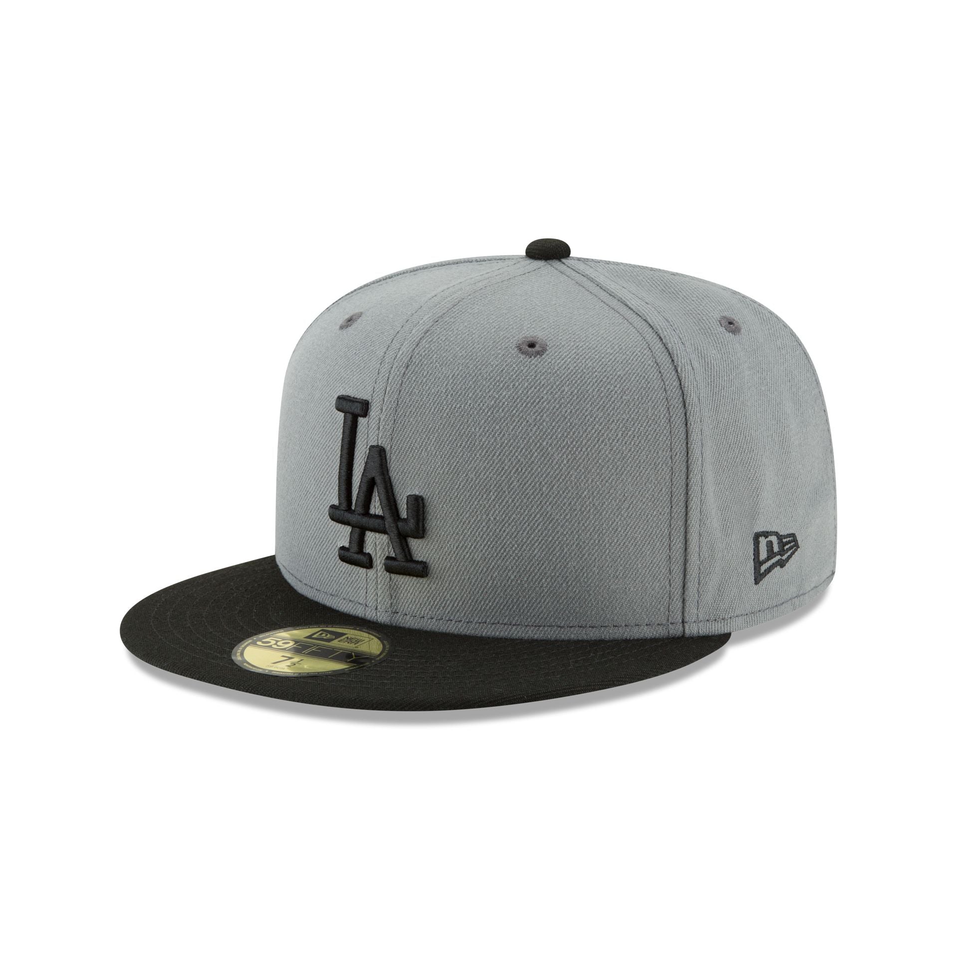 Los Angeles Dodgers 2025 World Series Champions Storm Gray 59FIFTY Fitted Hat