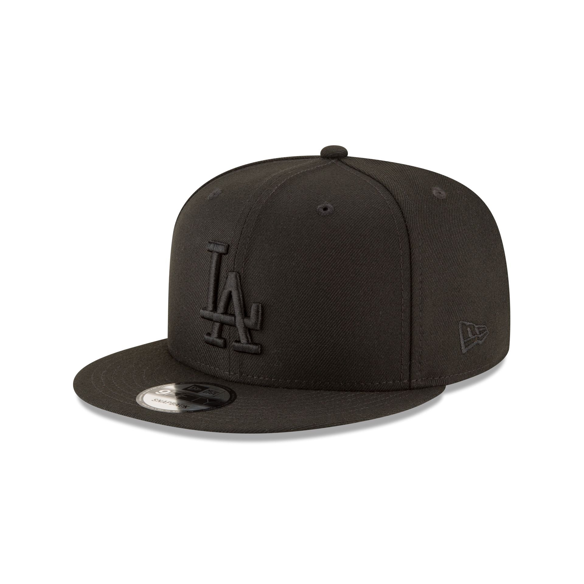 Los Angeles Dodgers 2025 World Series Champions Black on Black 9FIFTY Snapback Hat