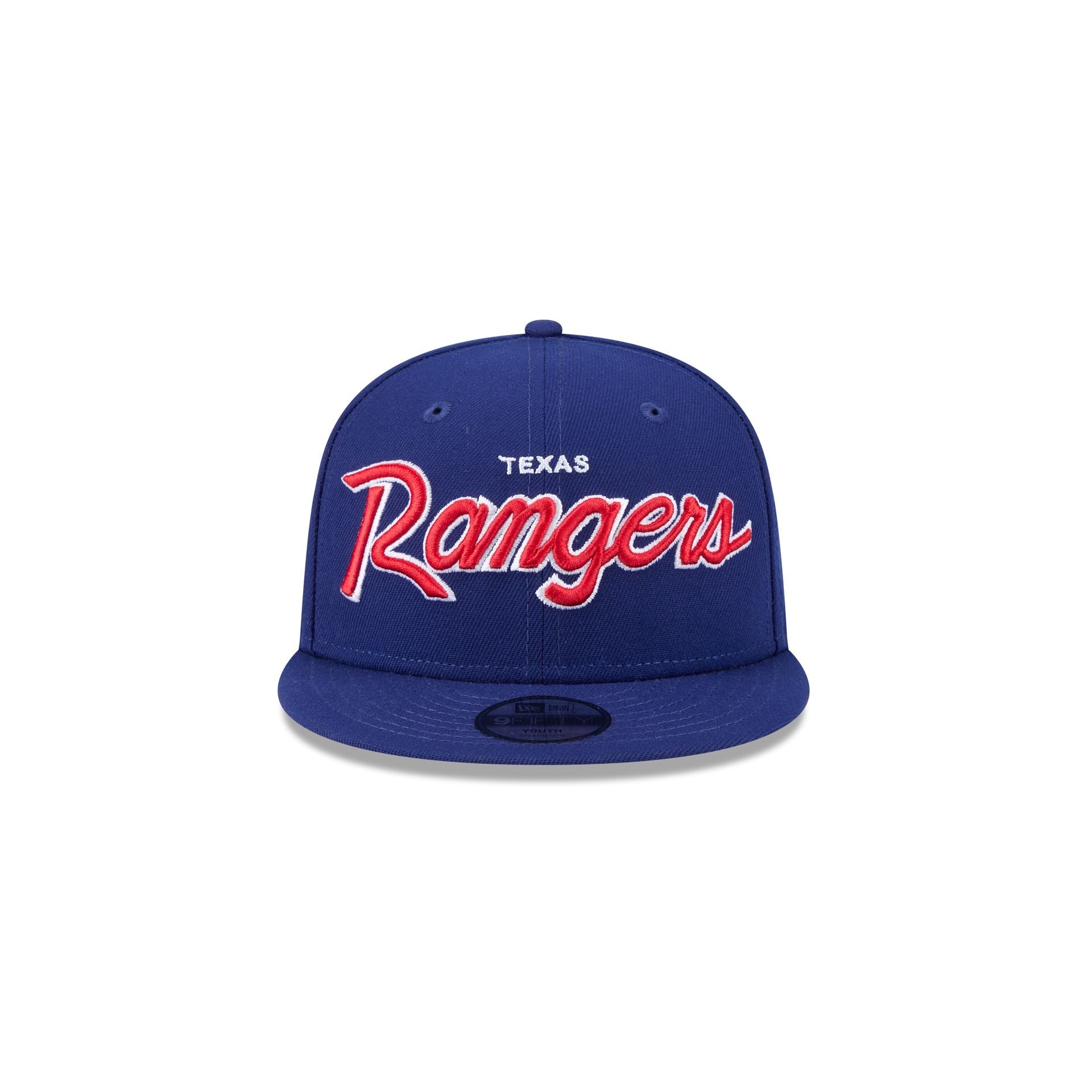 Texas Rangers Script Kids 9FIFTY Snapback Hat