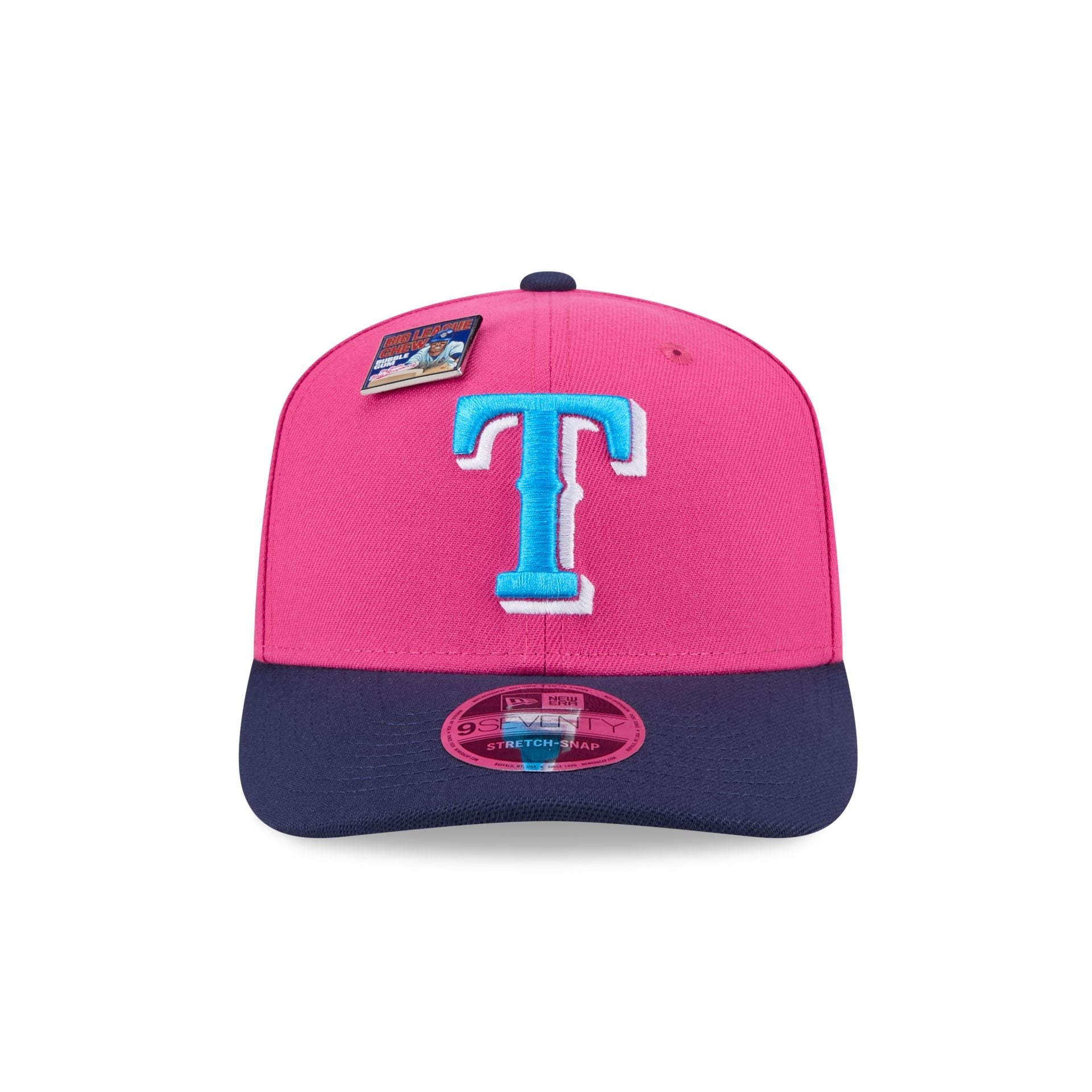 Big League Chew X Texas Rangers Big Rally Blue Raspberry 9SEVENTY Stretch-Snap Hat