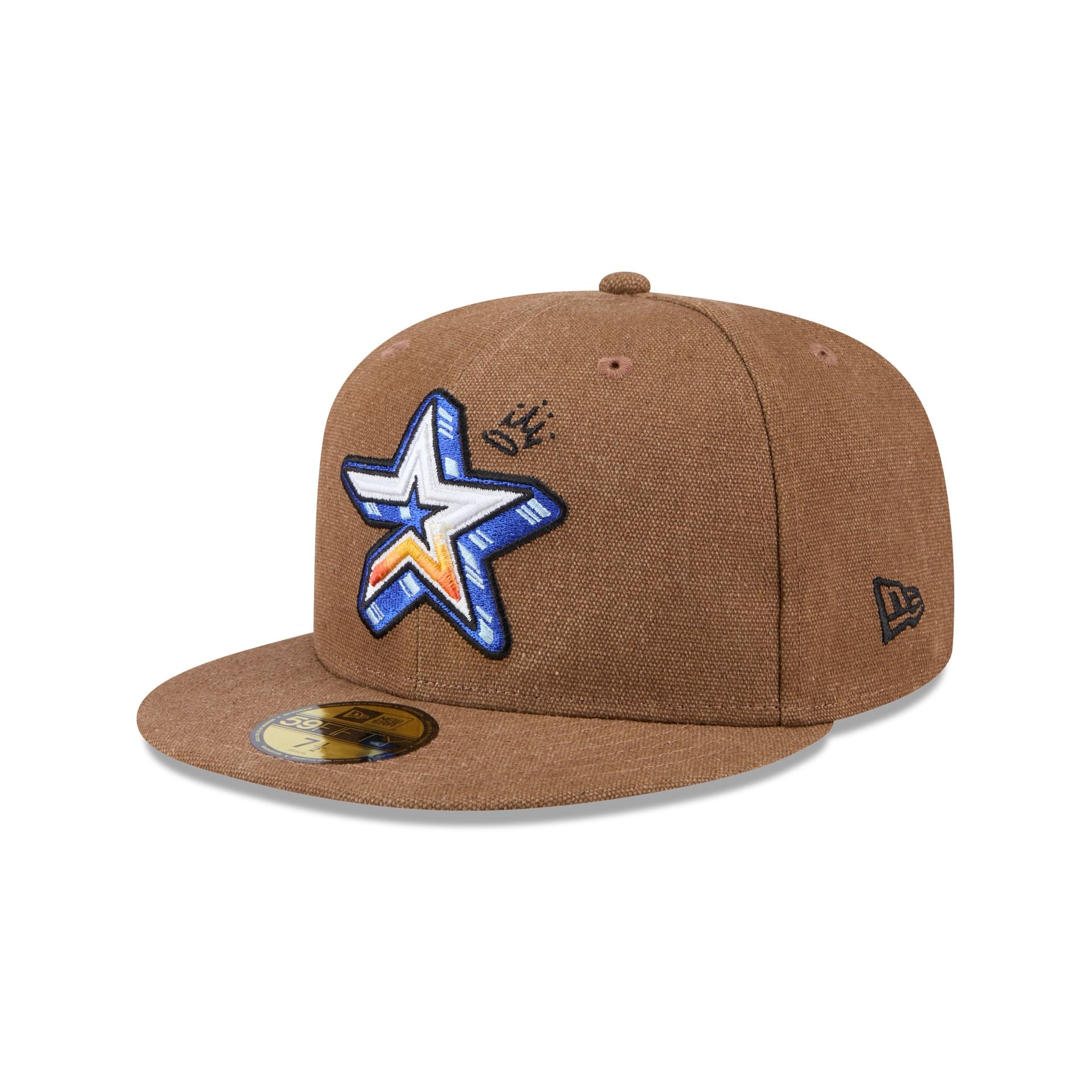 Houston Astros Logo Scribble 59FIFTY Fitted Hat