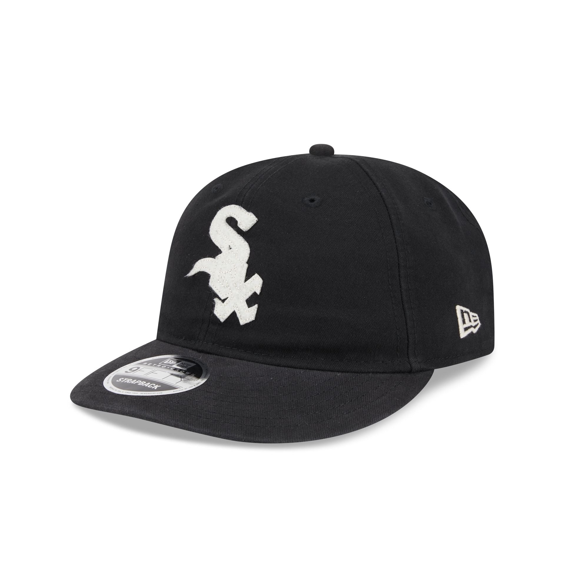 Chicago White Sox Canvas Felt Retro Crown 9FIFTY Strapback Hat
