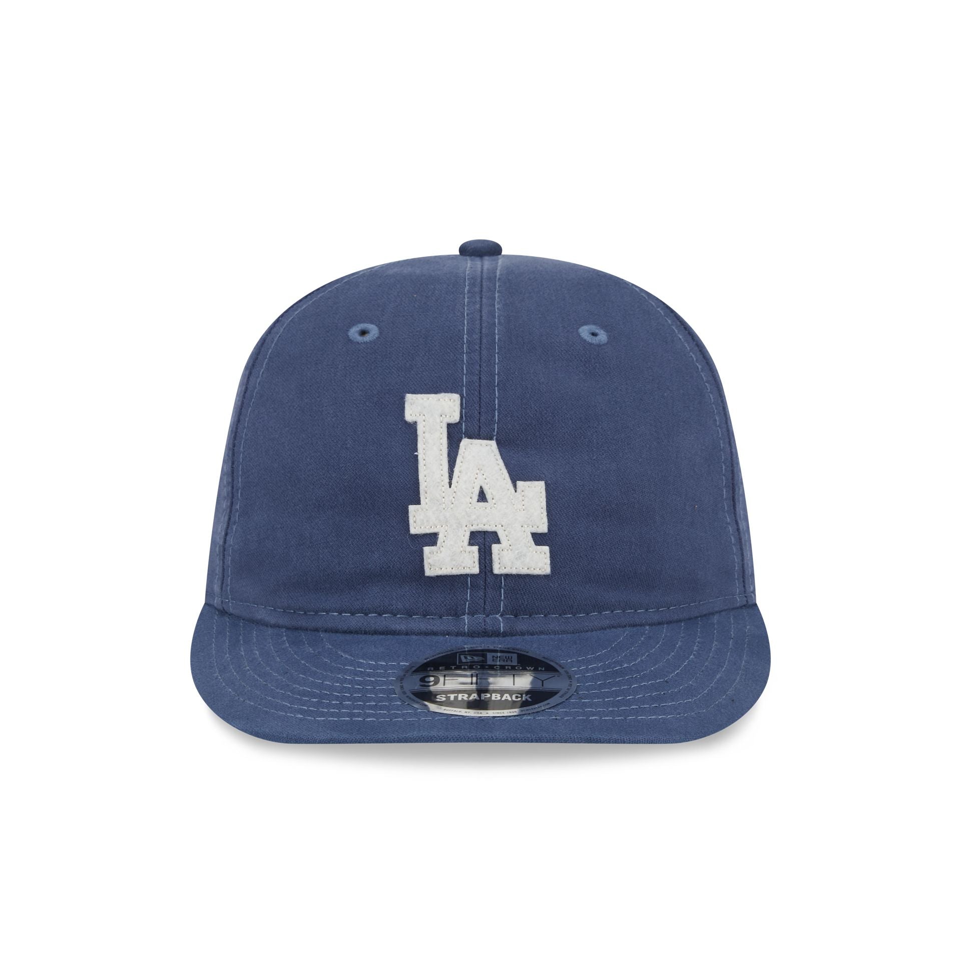 Los Angeles Dodgers Canvas Felt Retro Crown 9FIFTY Strapback Hat