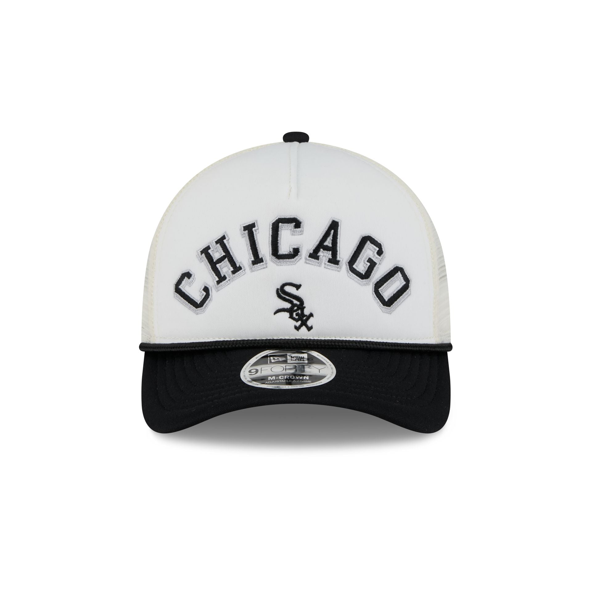 Chicago White Sox Chrome Arch 9FORTY M-Crown A-Frame Trucker Hat