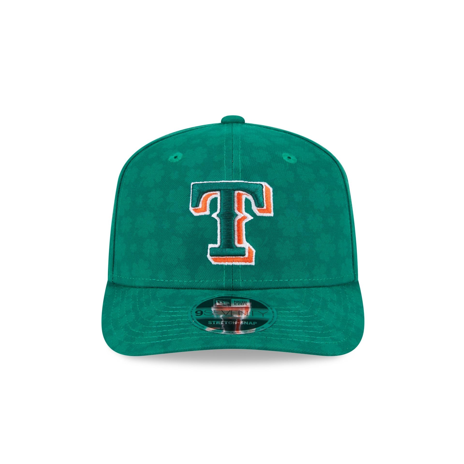 Texas Rangers St. Patrick's Day 2025 9SEVENTY Stretch-Snap Hat