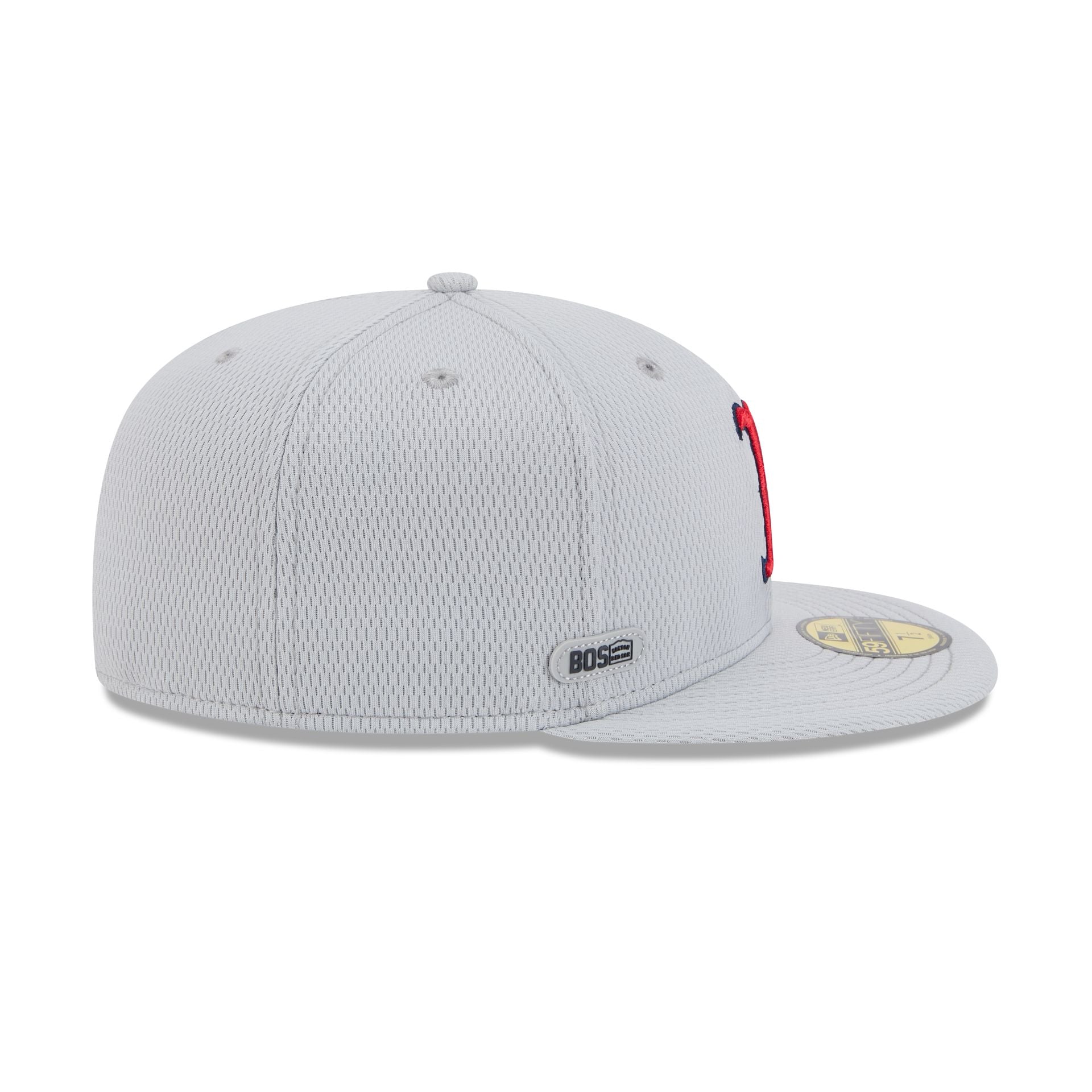 Boston Red Sox 2025 Clubhouse Gray 59FIFTY Fitted Hat