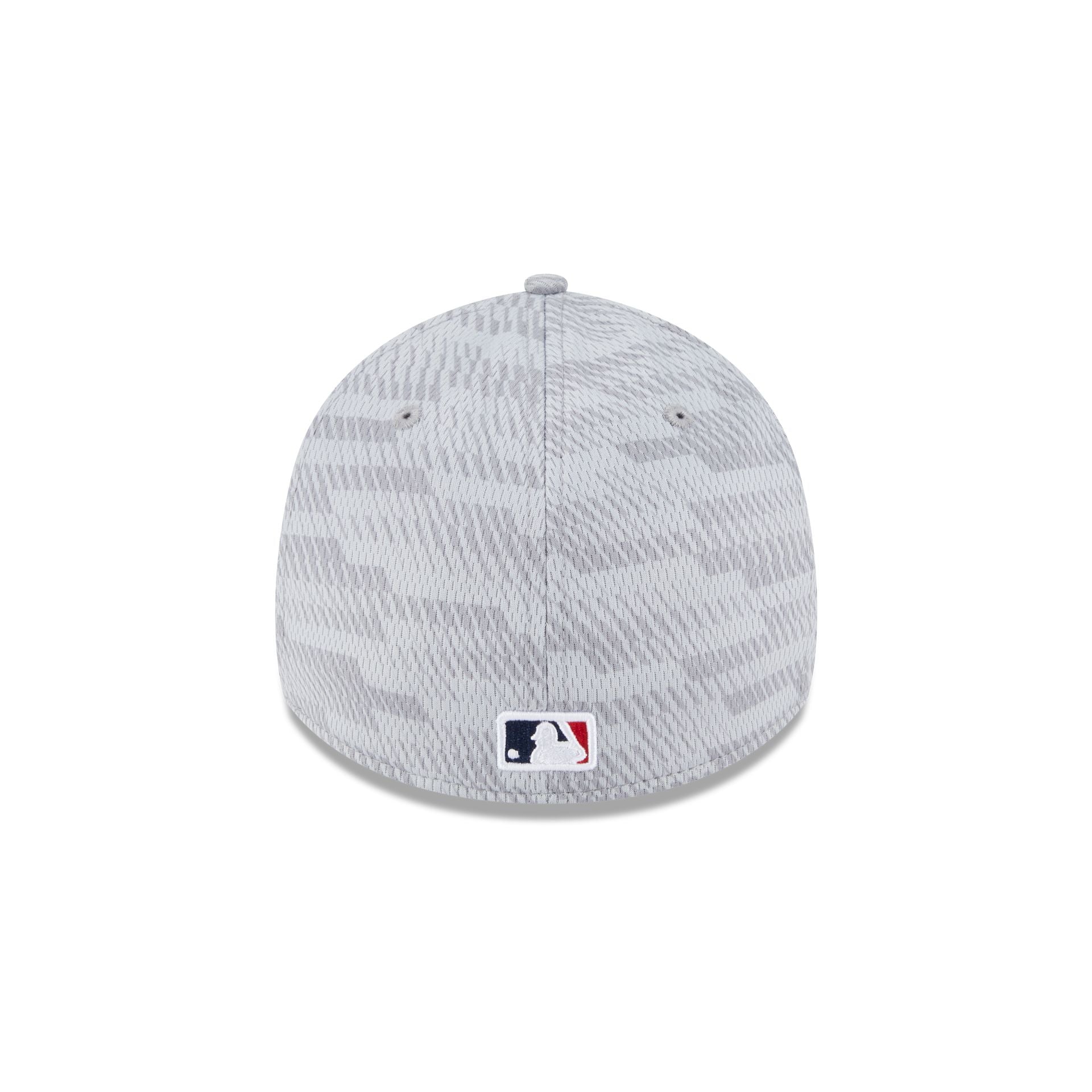 Boston Red Sox 2025 Clubhouse Gray 39THIRTY Stretch Fit