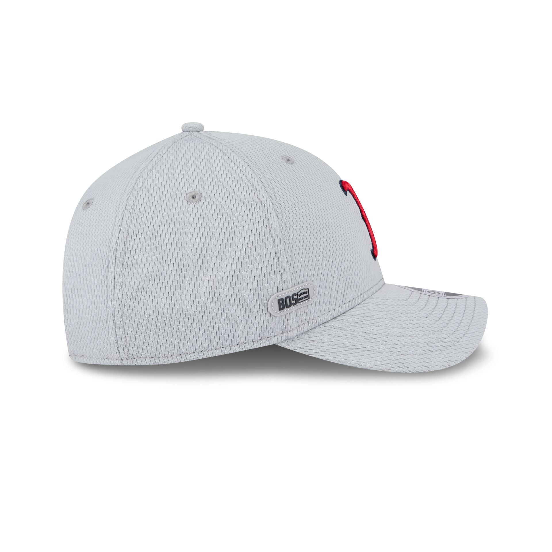 Boston Red Sox 2025 Clubhouse Gray 9FORTY M-Crown Snapback Hat