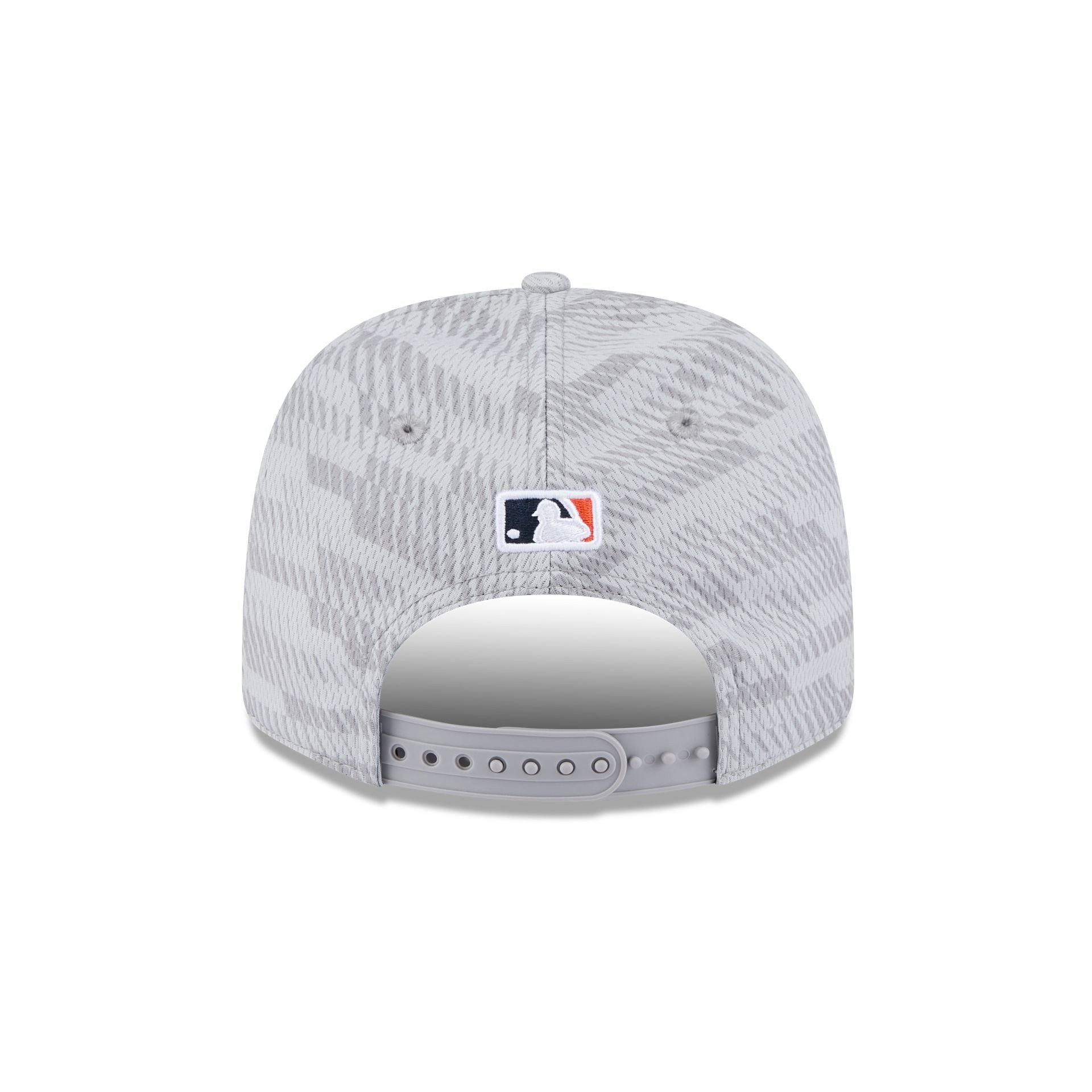 Houston Astros 2025 Clubhouse Gray 9SEVENTY Stretch-Snap Hat