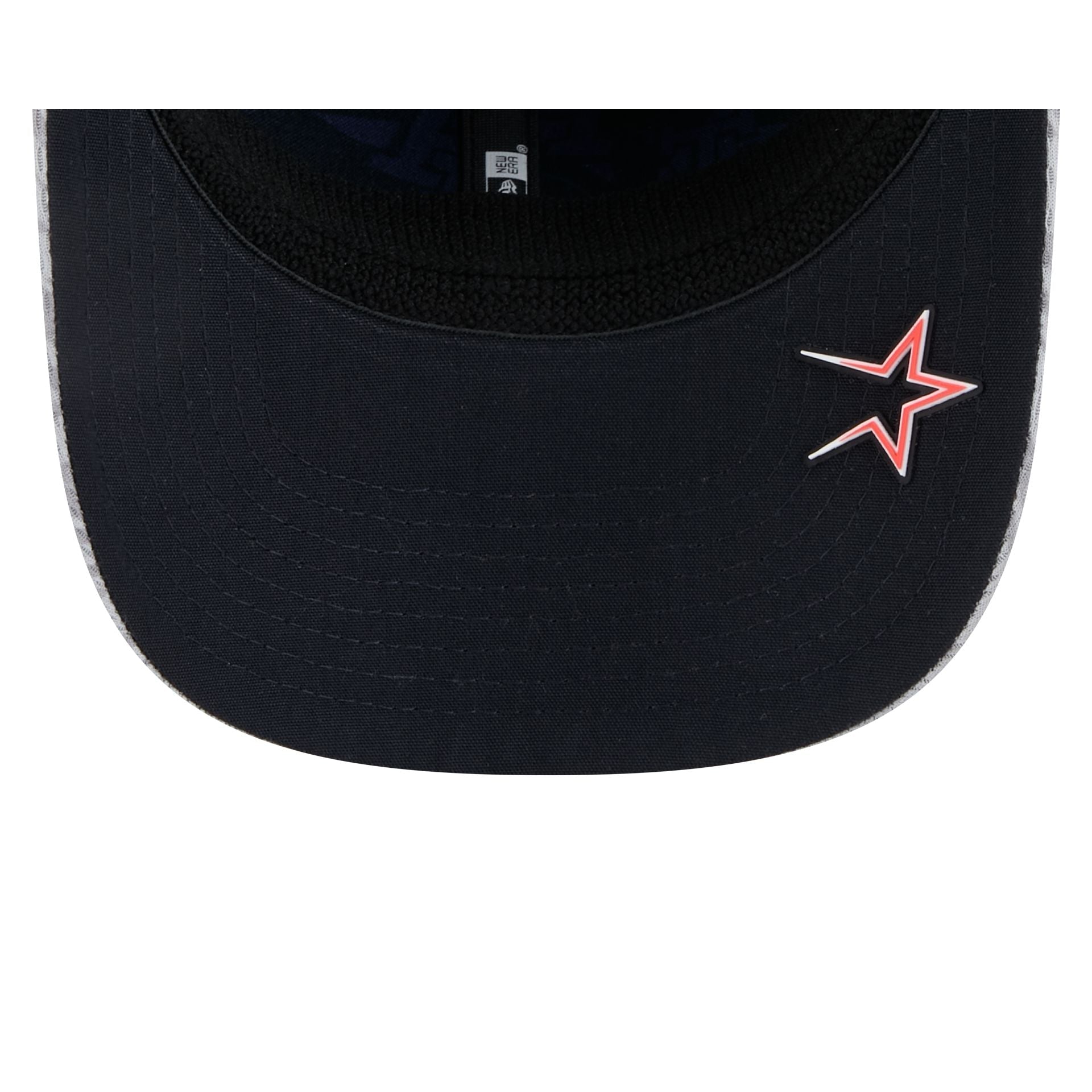 Houston Astros 2025 Clubhouse Gray 9SEVENTY Stretch-Snap Hat