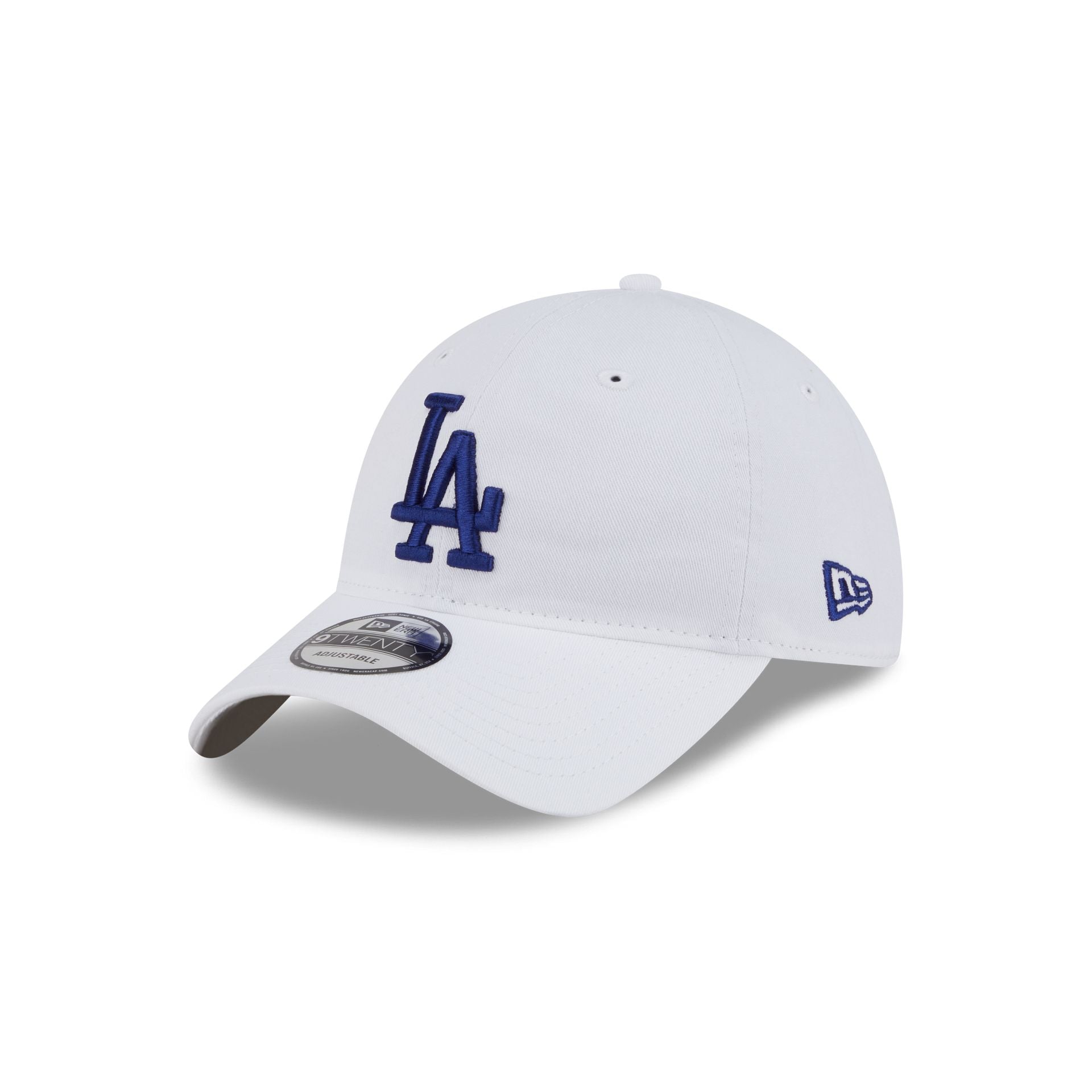 Los Angeles Dodgers White 9TWENTY Adjustable Hat