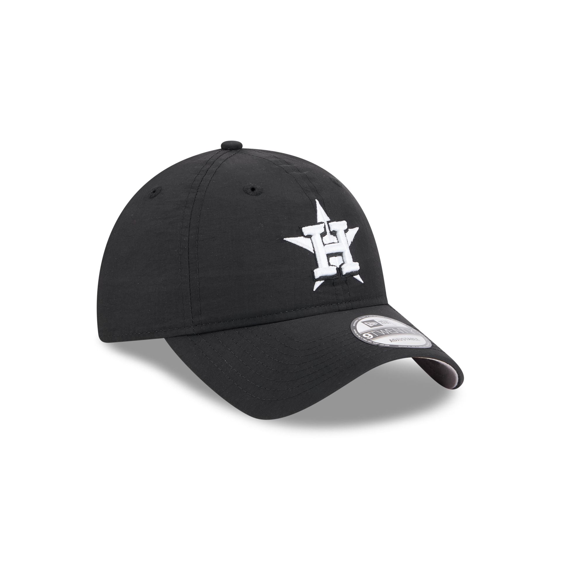 Houston Astros Everyday Nylon Black 9TWENTY Adjustable Hat