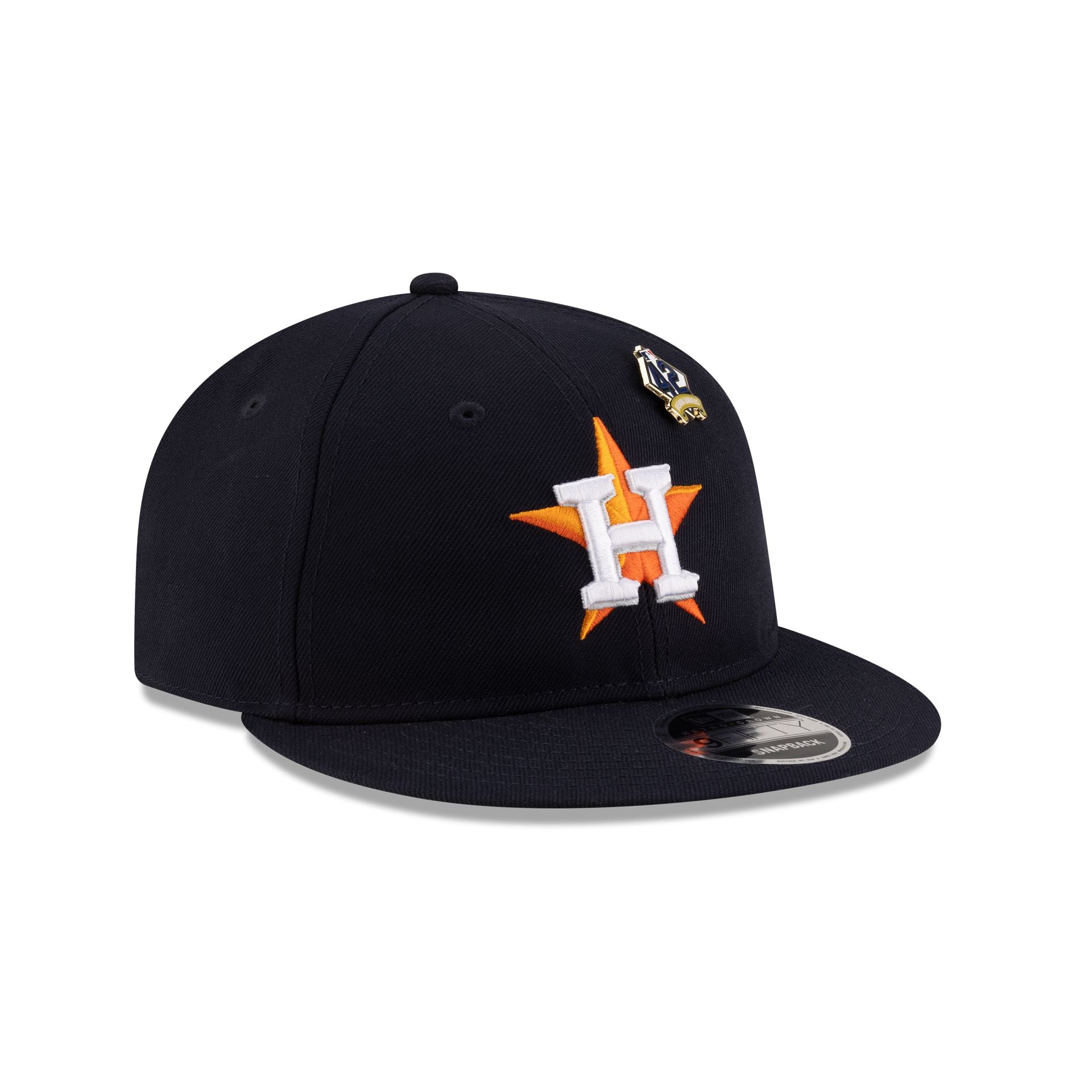 Houston Astros Jackie Robinson Day 2025 Retro Crown 9FIFTY Snapback Hat