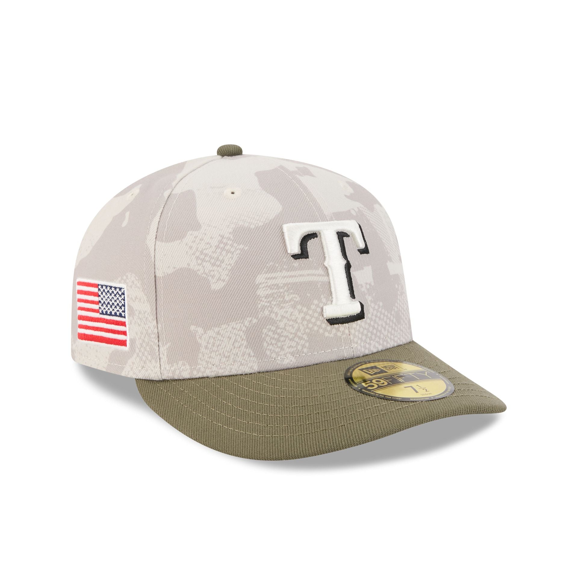 Texas Rangers Armed Forces Day 2025 59FIFTY Fitted Hat