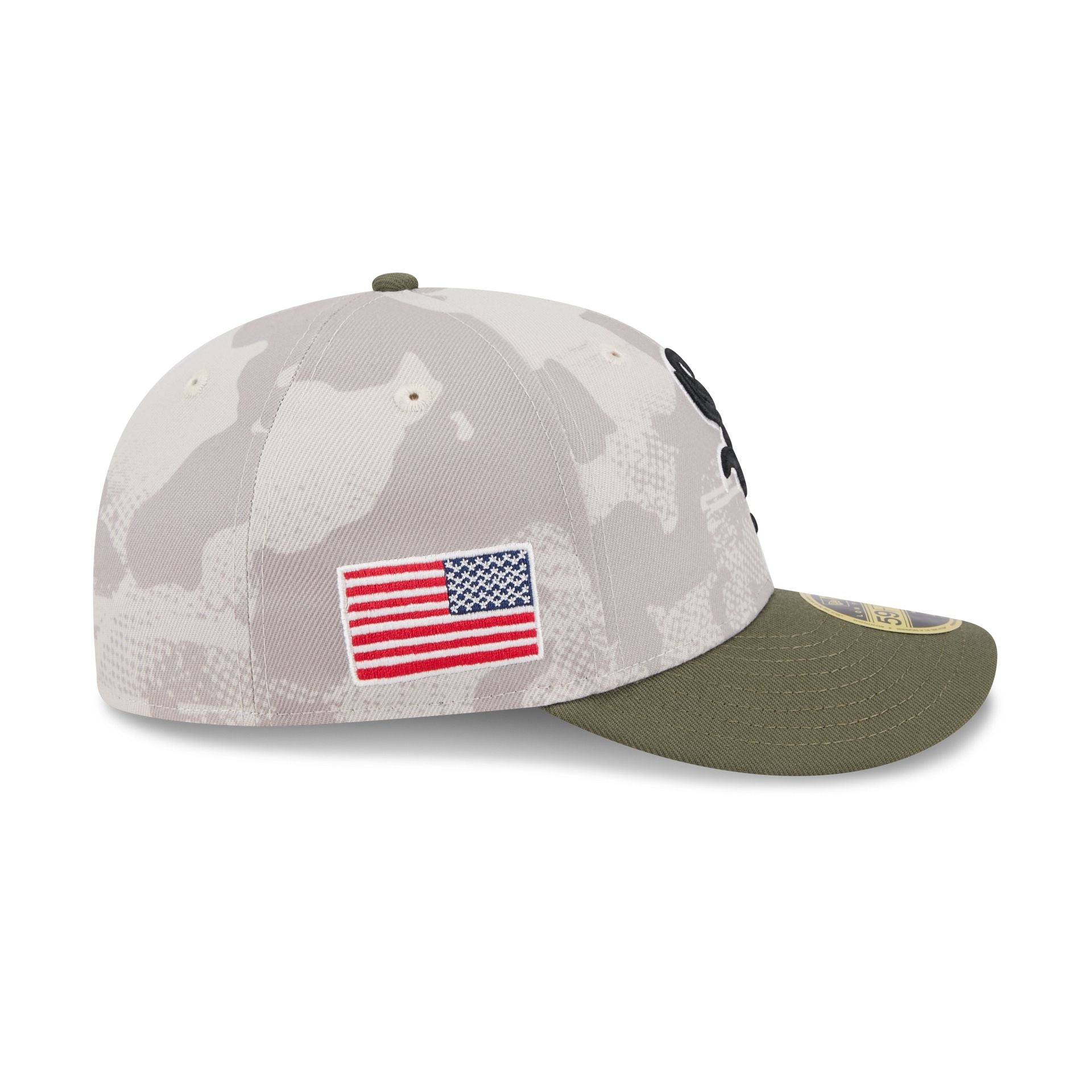 Chicago White Sox Armed Forces Day 2025 Low Profile 59FIFTY Fitted Hat