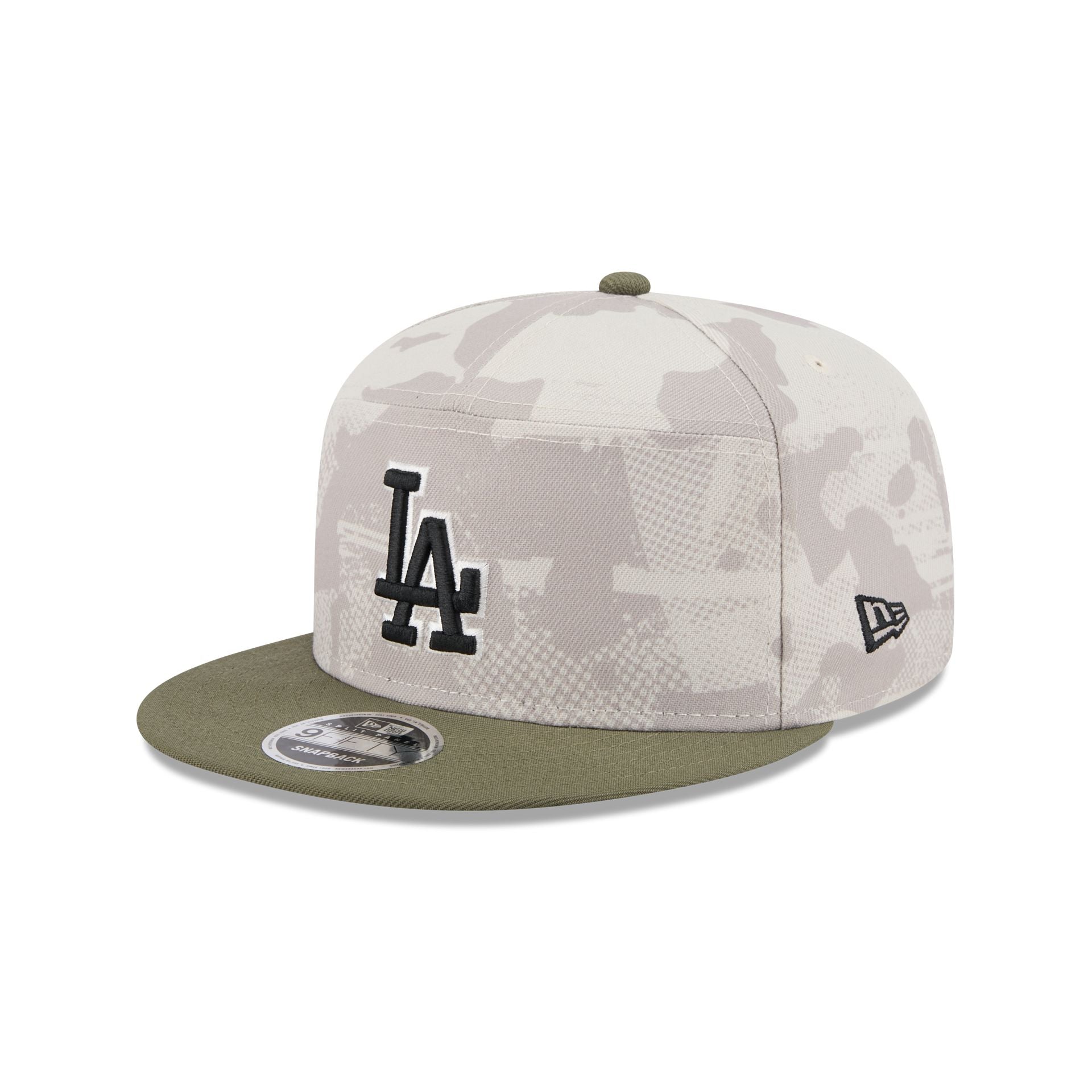 Los Angeles Dodgers Armed Forces Day 2025 Split Panel 9FIFTY Snapback Hat