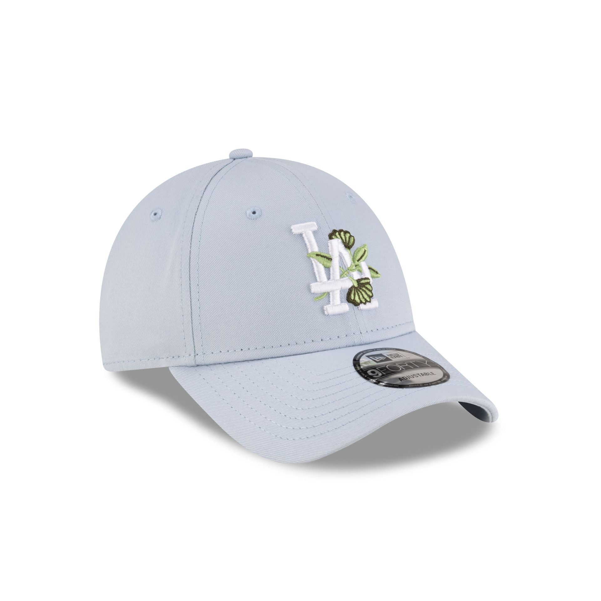 Los Angeles Dodgers Floral Pastel Blue 9FORTY Adjustable Hat