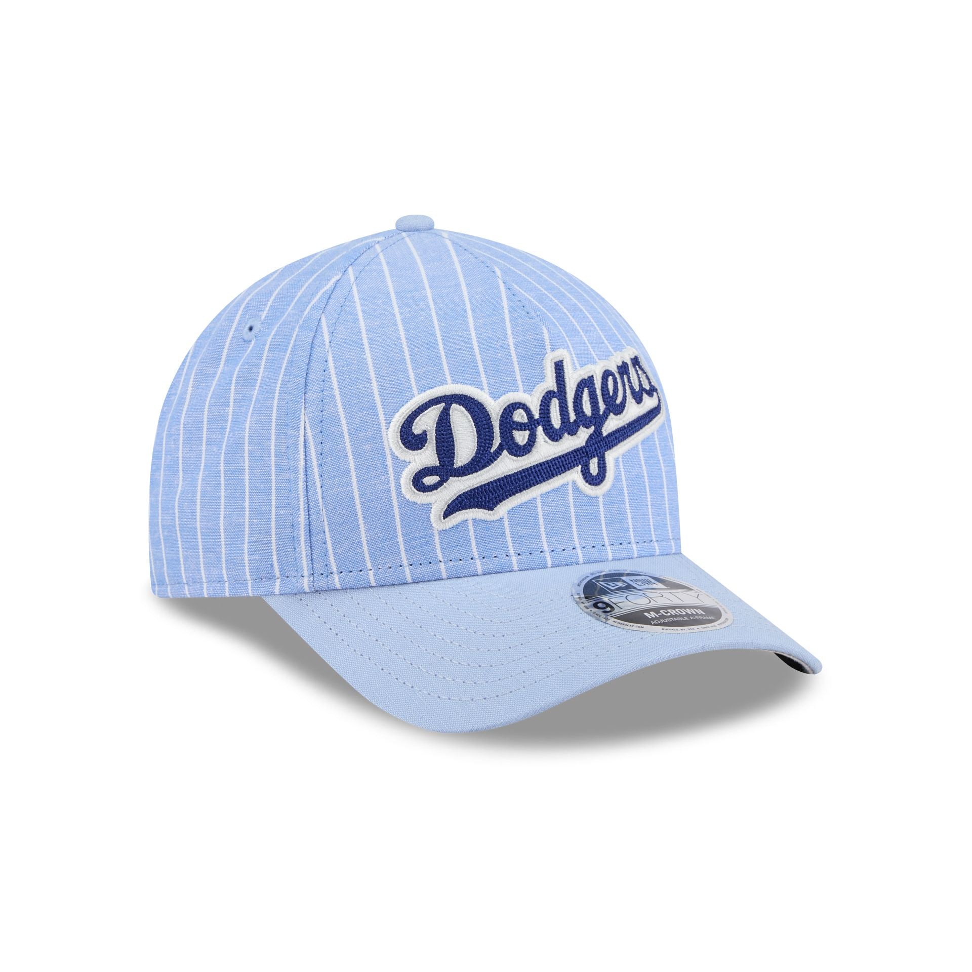 Los Angeles Dodgers Pinstripe Linen 9FORTY M-Crown A-Frame Snapback Hat