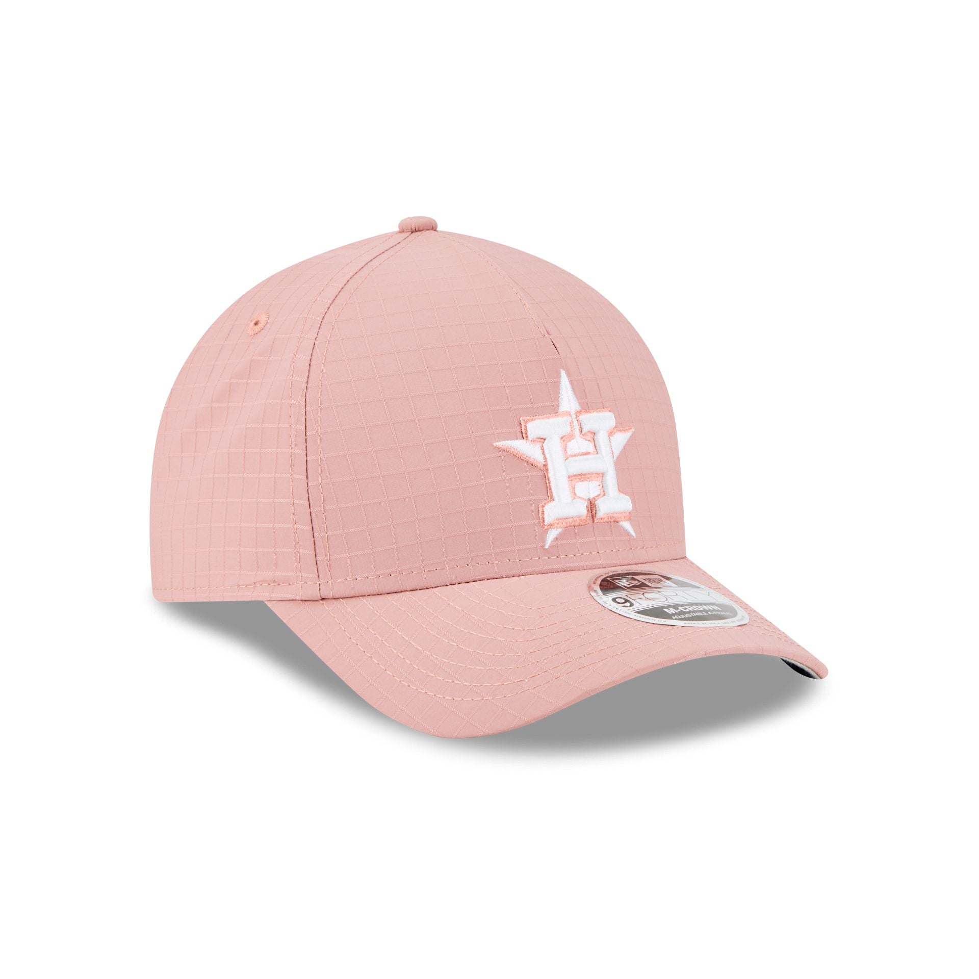 Houston Astros Pink Ripstop 9FORTY M-Crown A-Frame Snapback Hat