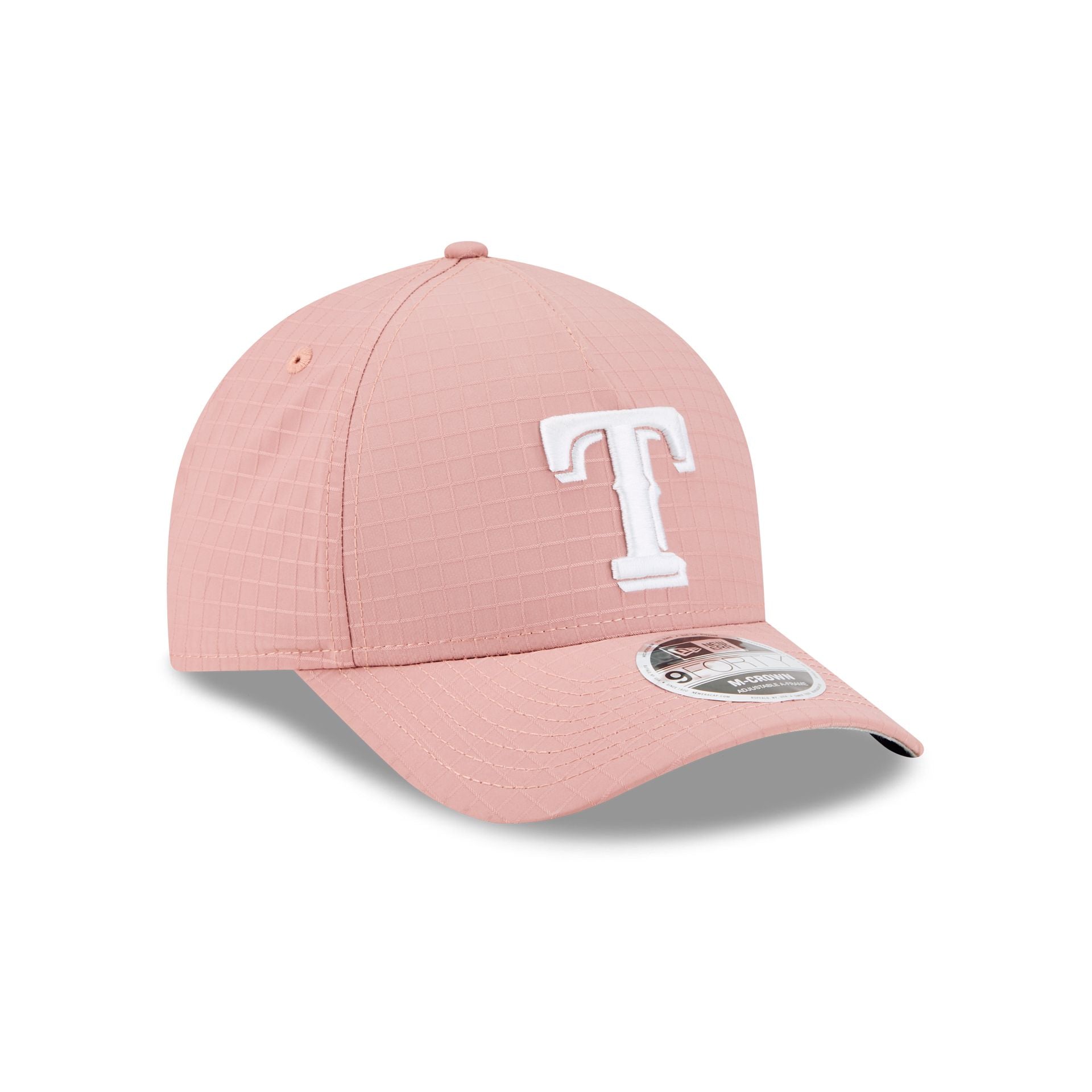 Texas Rangers Pink Ripstop 9FORTY M-Crown A-Frame Snapback Hat