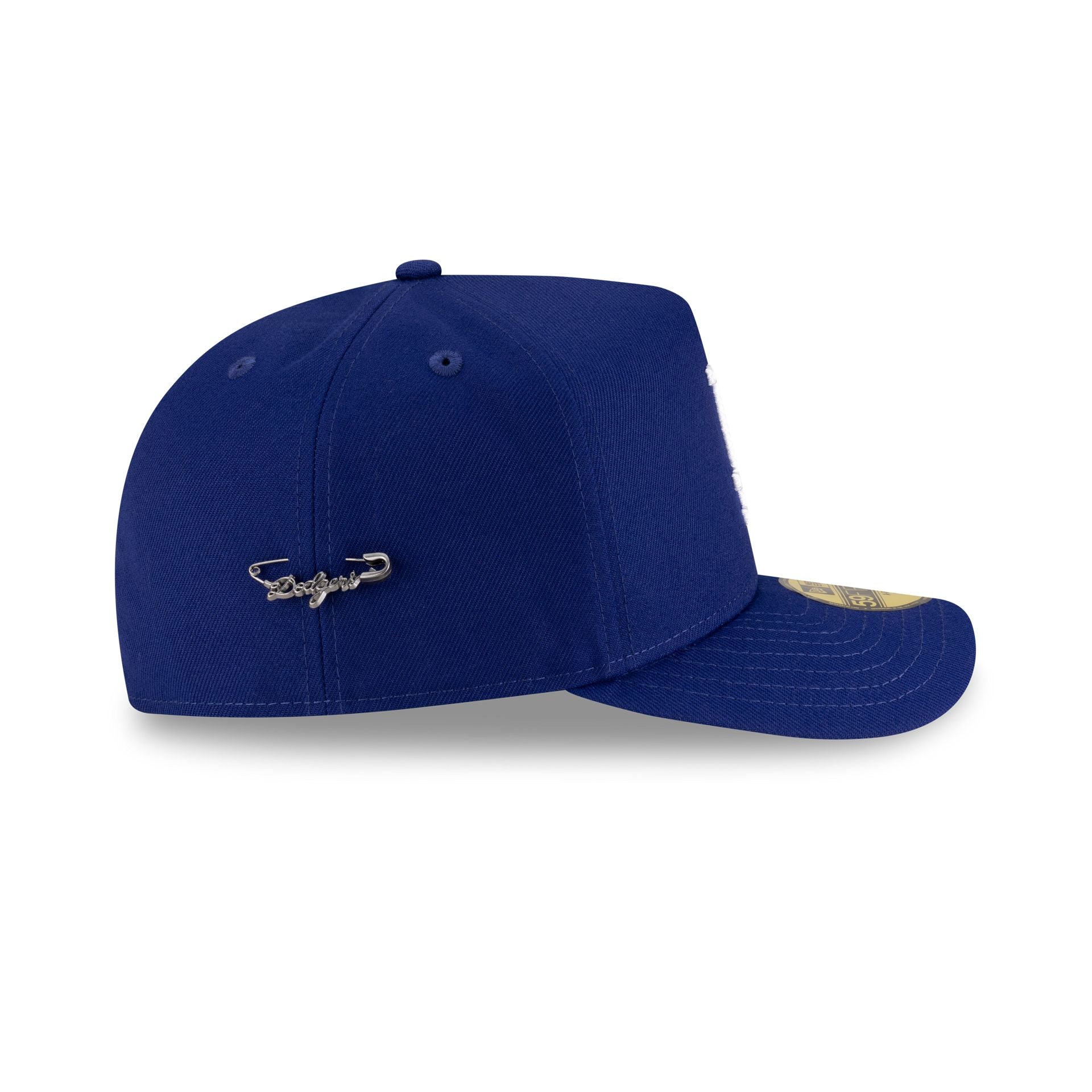 Los Angeles Dodgers Script Safety Pin 59FIFTY A-Frame Fitted Hat