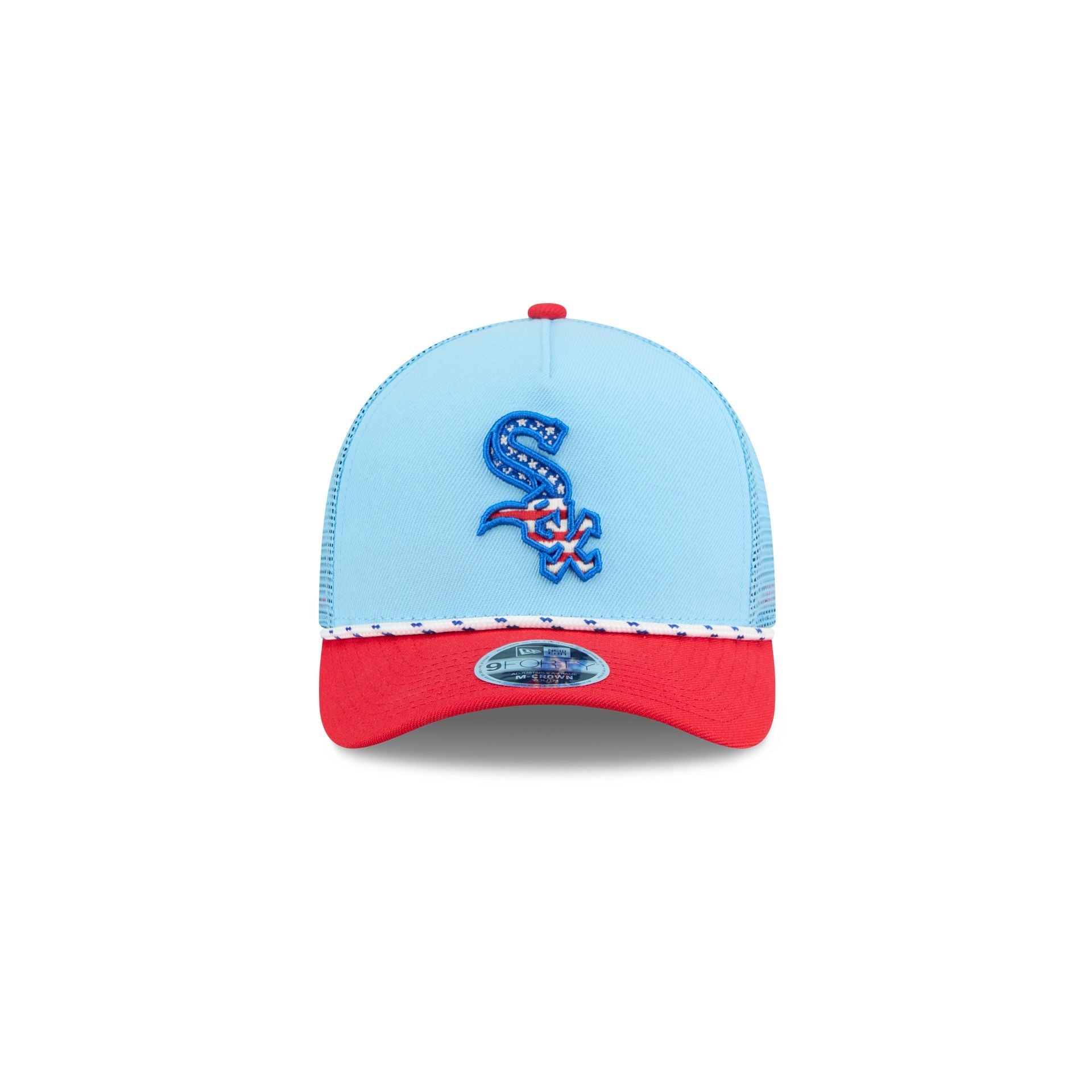 Chicago White Sox Independence Day 2025 Kids 9FORTY M-Crown A-Frame Trucker Hat