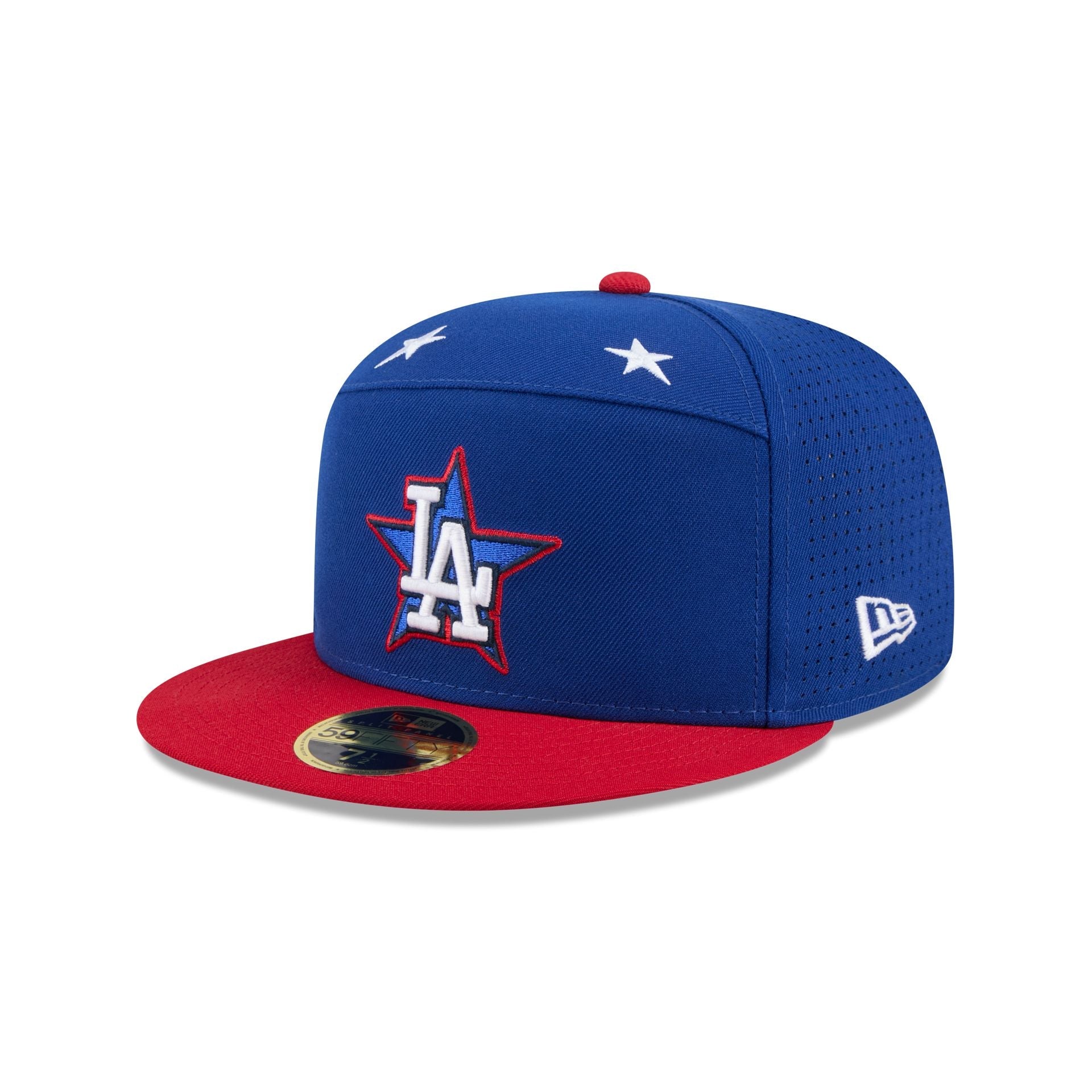 Los Angeles Dodgers 2025 All-Star Game Workout Split Panel 59FIFTY Fitted Hat