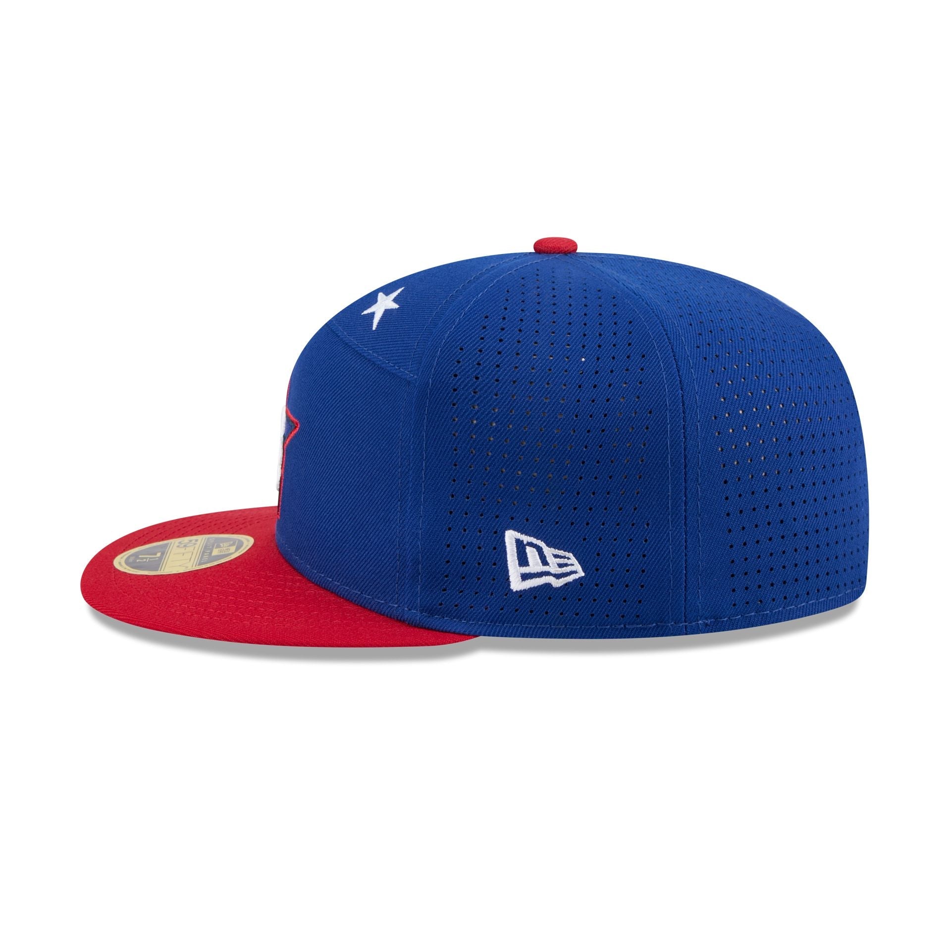 Los Angeles Dodgers 2025 All-Star Game Workout Split Panel 59FIFTY Fitted Hat