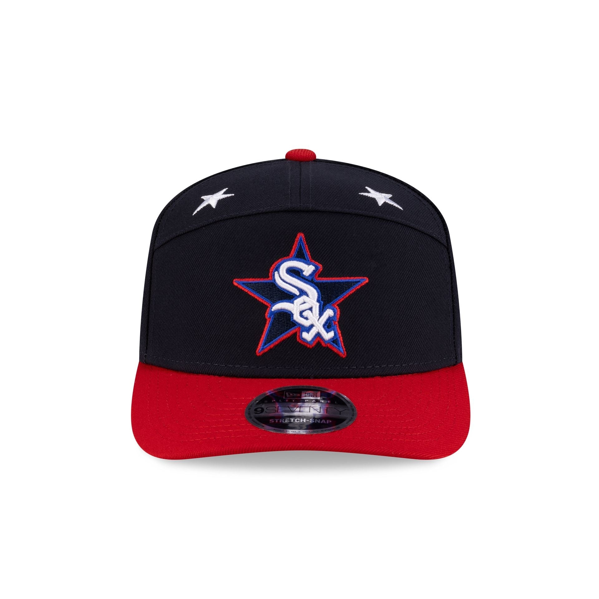 Chicago White Sox 2025 All-Star Game Workout Split Panel 9SEVENTY Stretch-Snap Hat