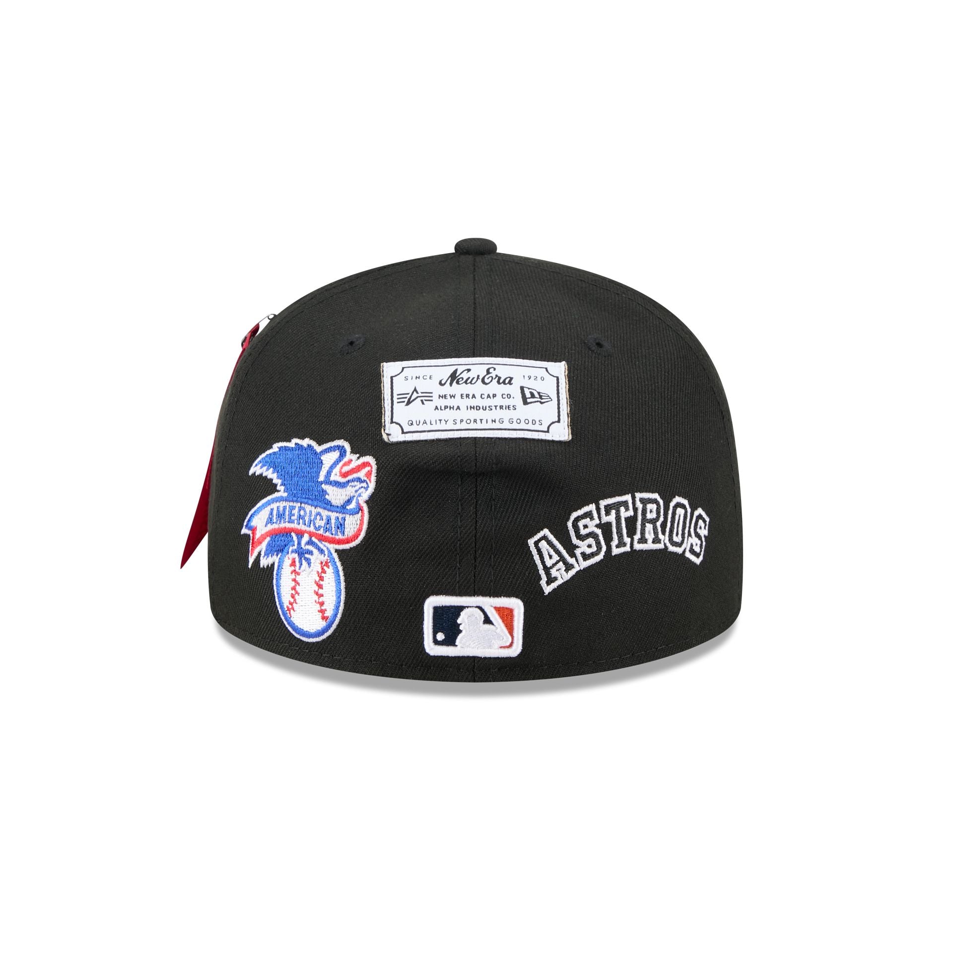 Alpha Industries x Houston Astros Black 59FIFTY Fitted Hat