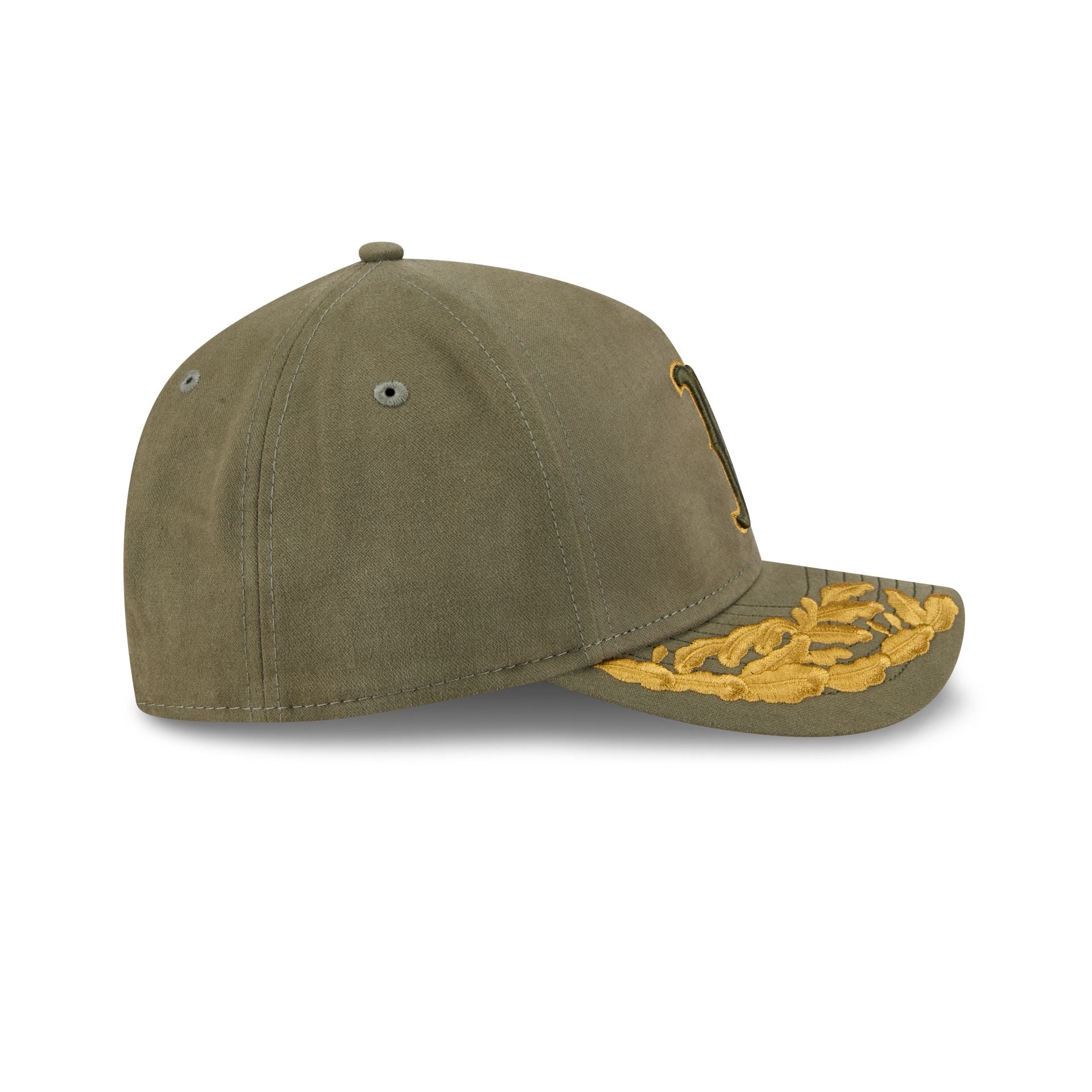 Alpha Industries x Boston Red Sox Olive Green 9FORTY M-Crown A-Frame Snapback Hat