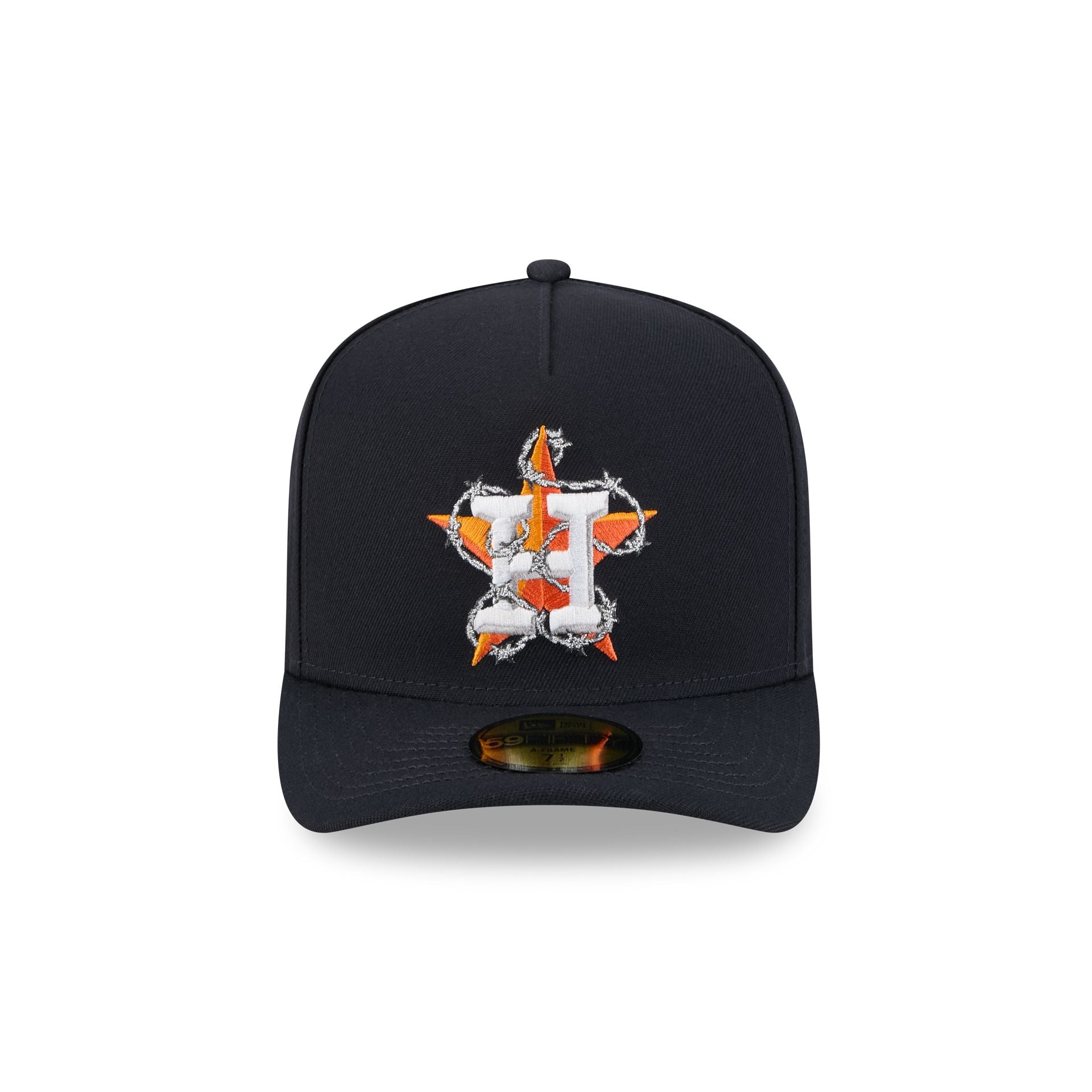 Houston Astros Barbed Wire 59FIFTY A-Frame Fitted Hat