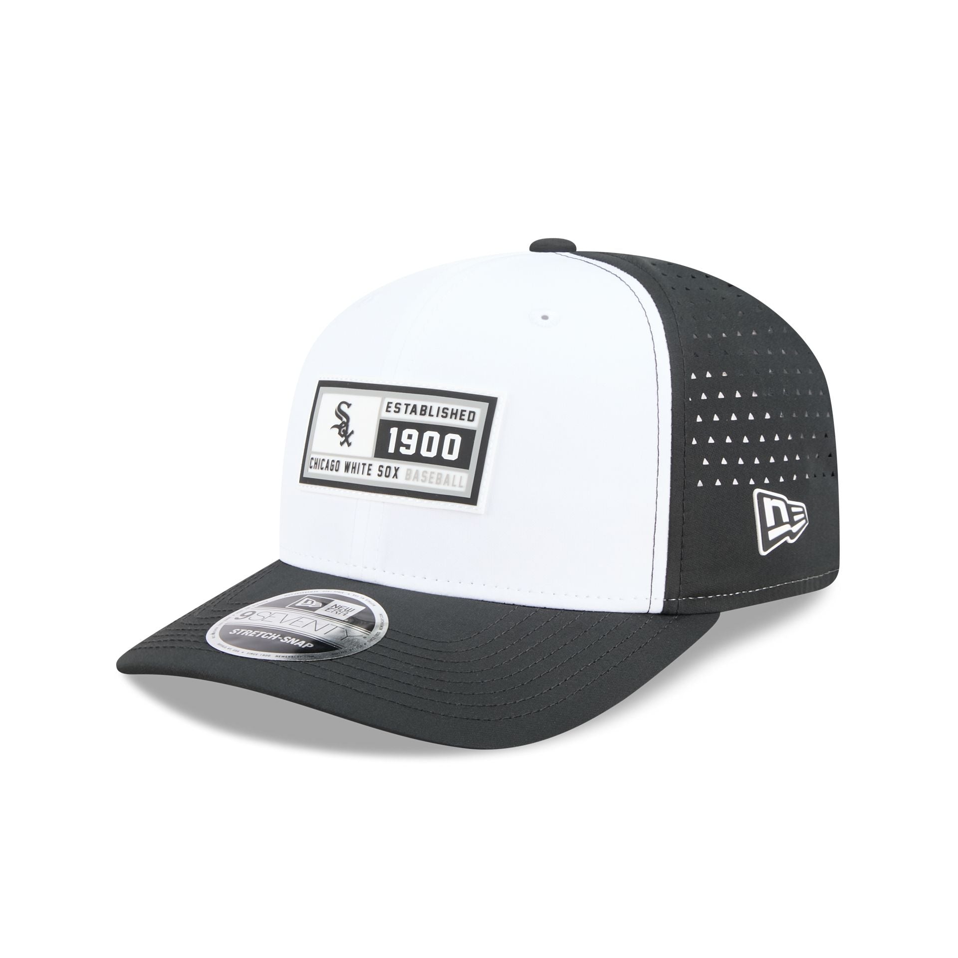 Chicago White Sox Est. Patch 9SEVENTY Stretch-Snap Hat