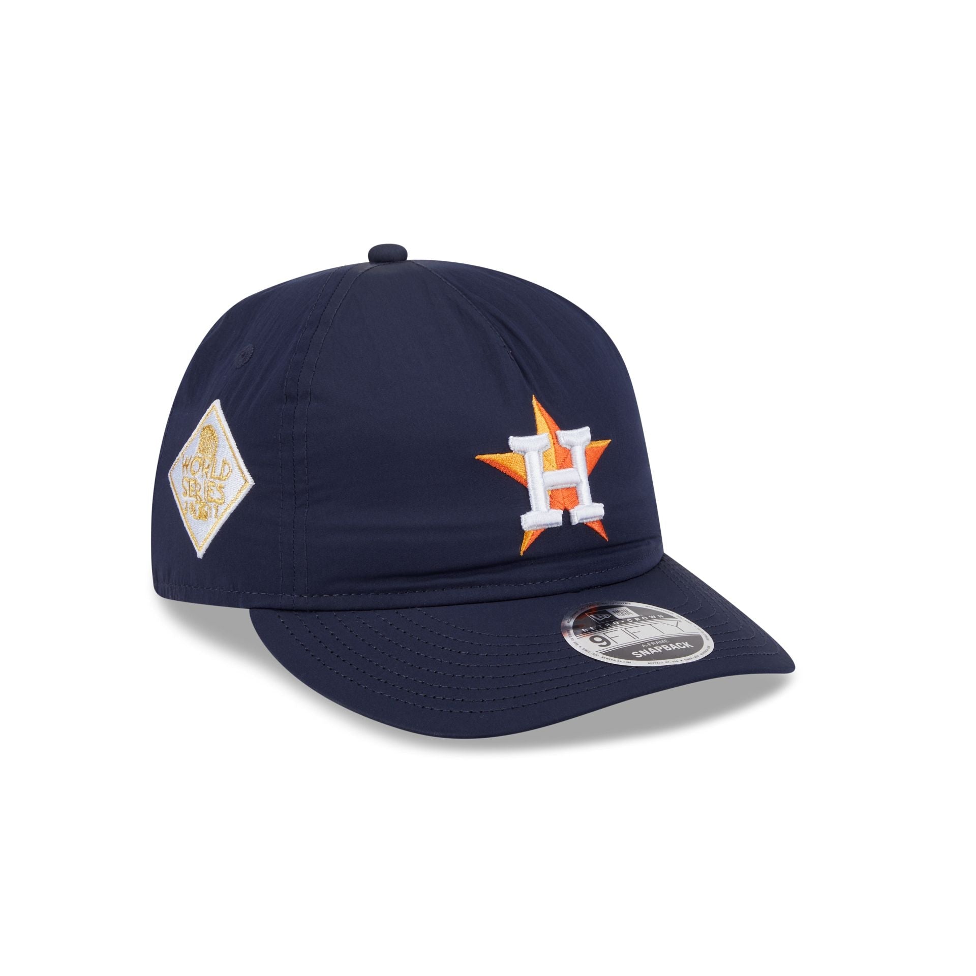 Houston Astros Nylon Retro Crown 9FIFTY A-Frame Snapback Hat