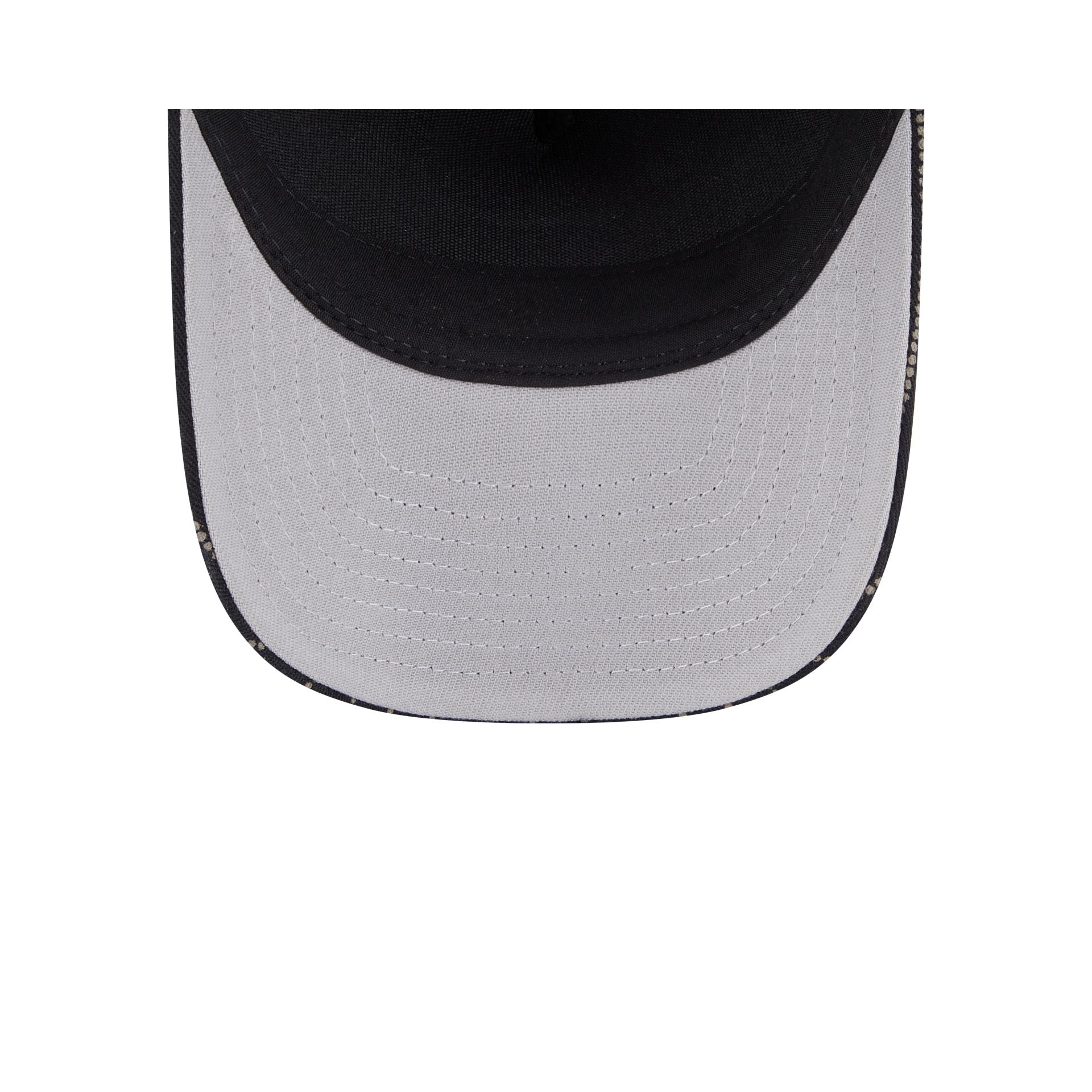 Texas Rangers Dotted Pinstripe 9FORTY M-Crown A-Frame Adjustable Hat