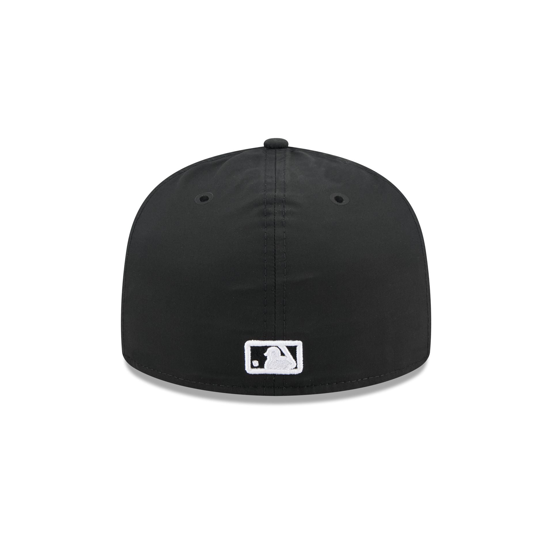 Texas Rangers Black Poly Rope Split Panel 59FIFTY Fitted Hat