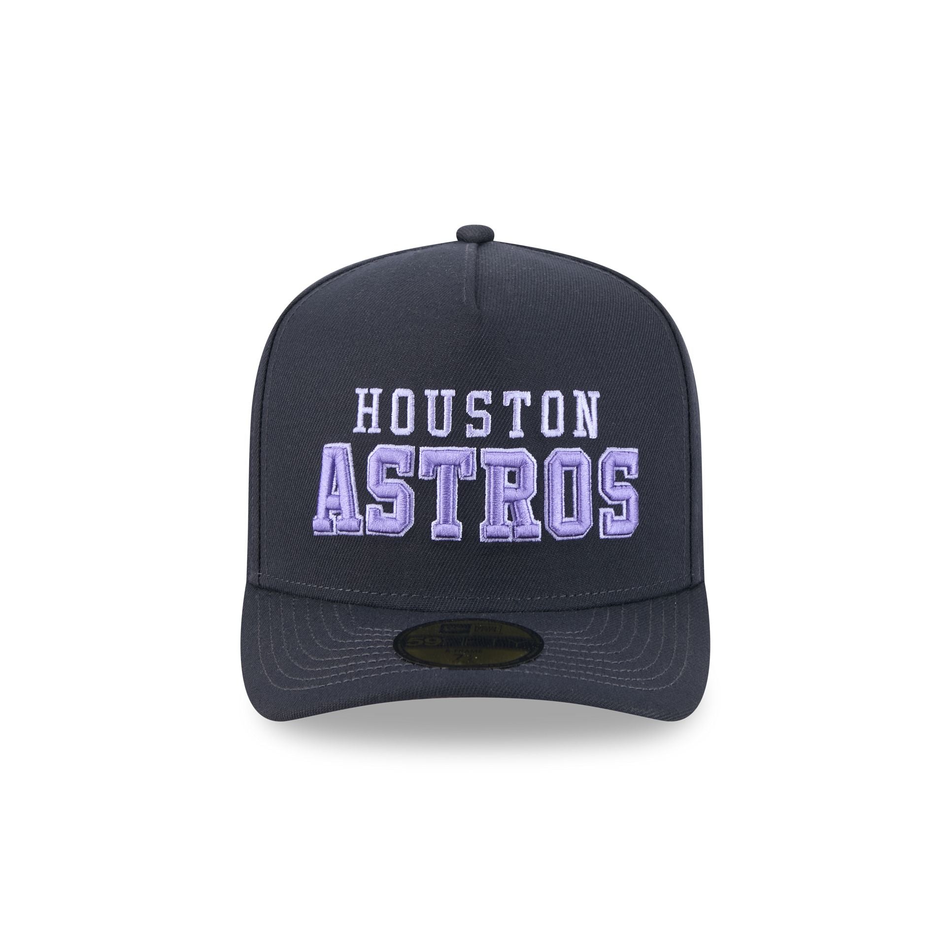Houston Astros Navy Lavender 59FIFTY A-Frame Fitted Hat
