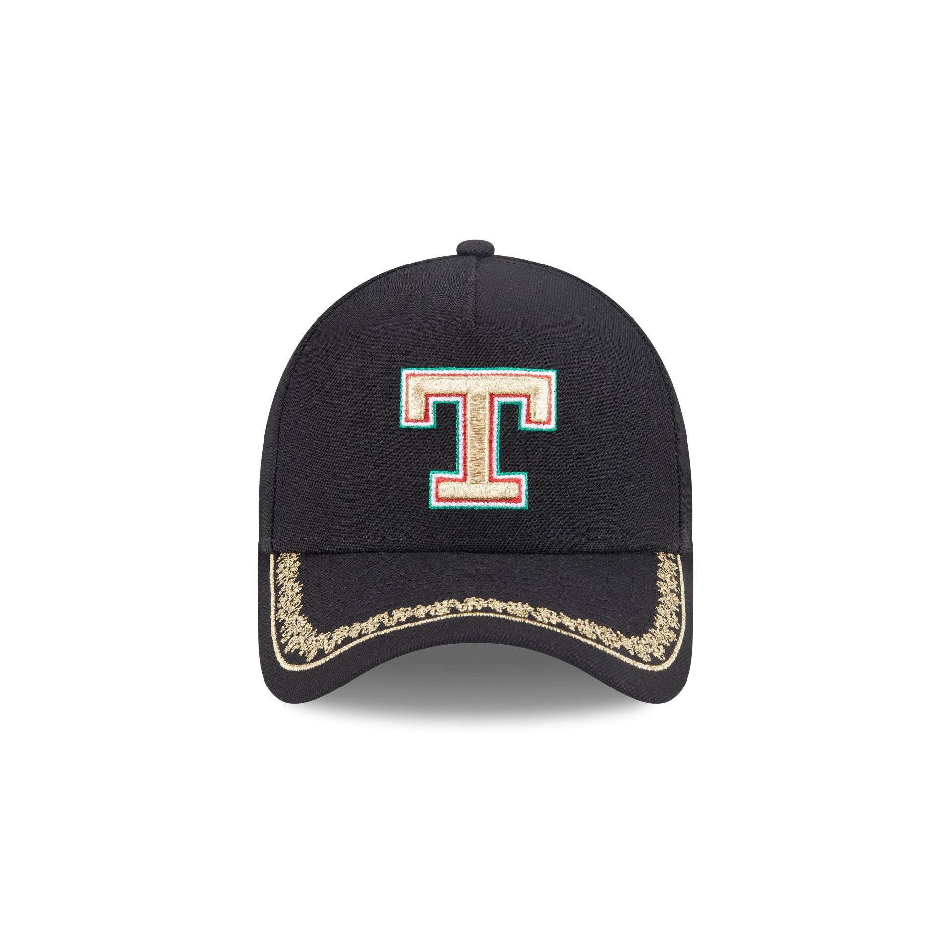Texas Rangers Ornate Visor 9FORTY A-Frame Snapback Hat