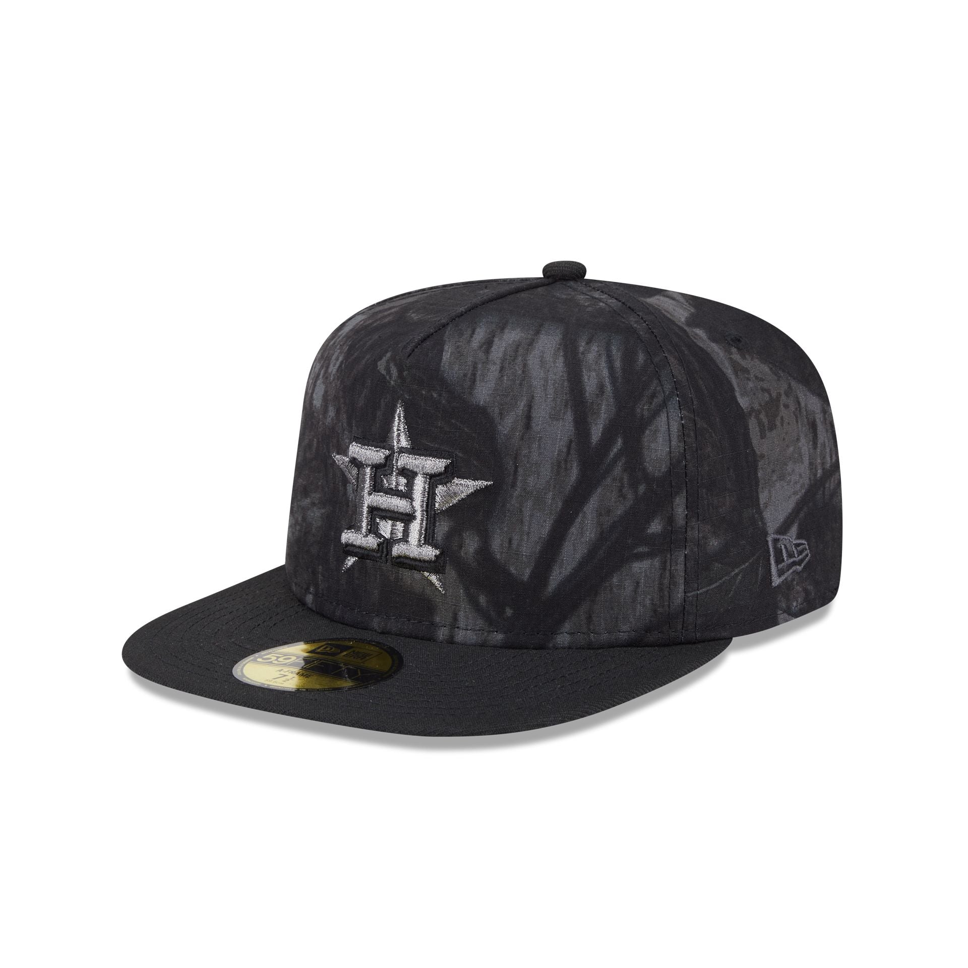 Just Caps Ripstop Camo Houston Astros 59FIFTY A-Frame Fitted Hat