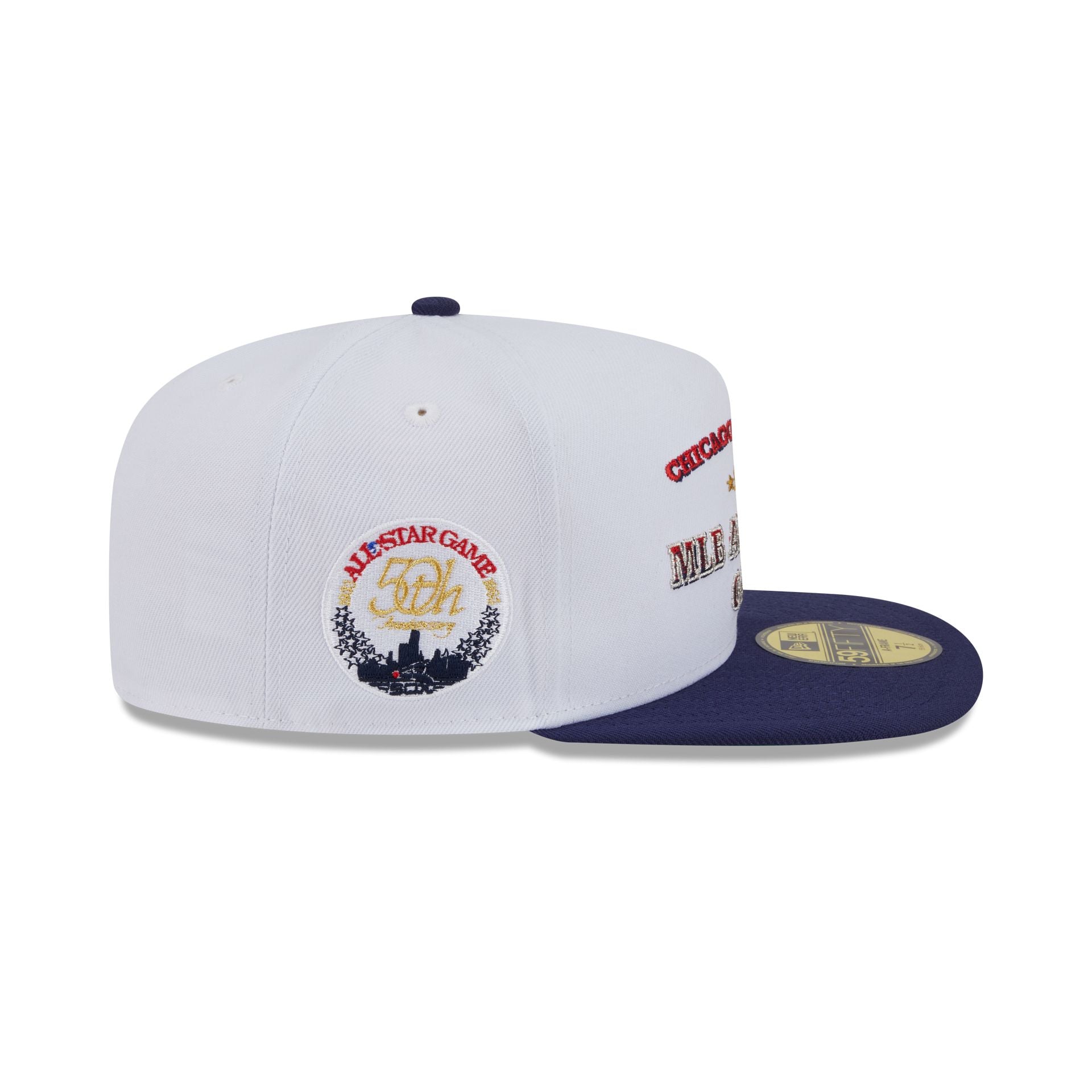 Chicago White Sox Summer Derby White 59FIFTY A-Frame Fitted Hat