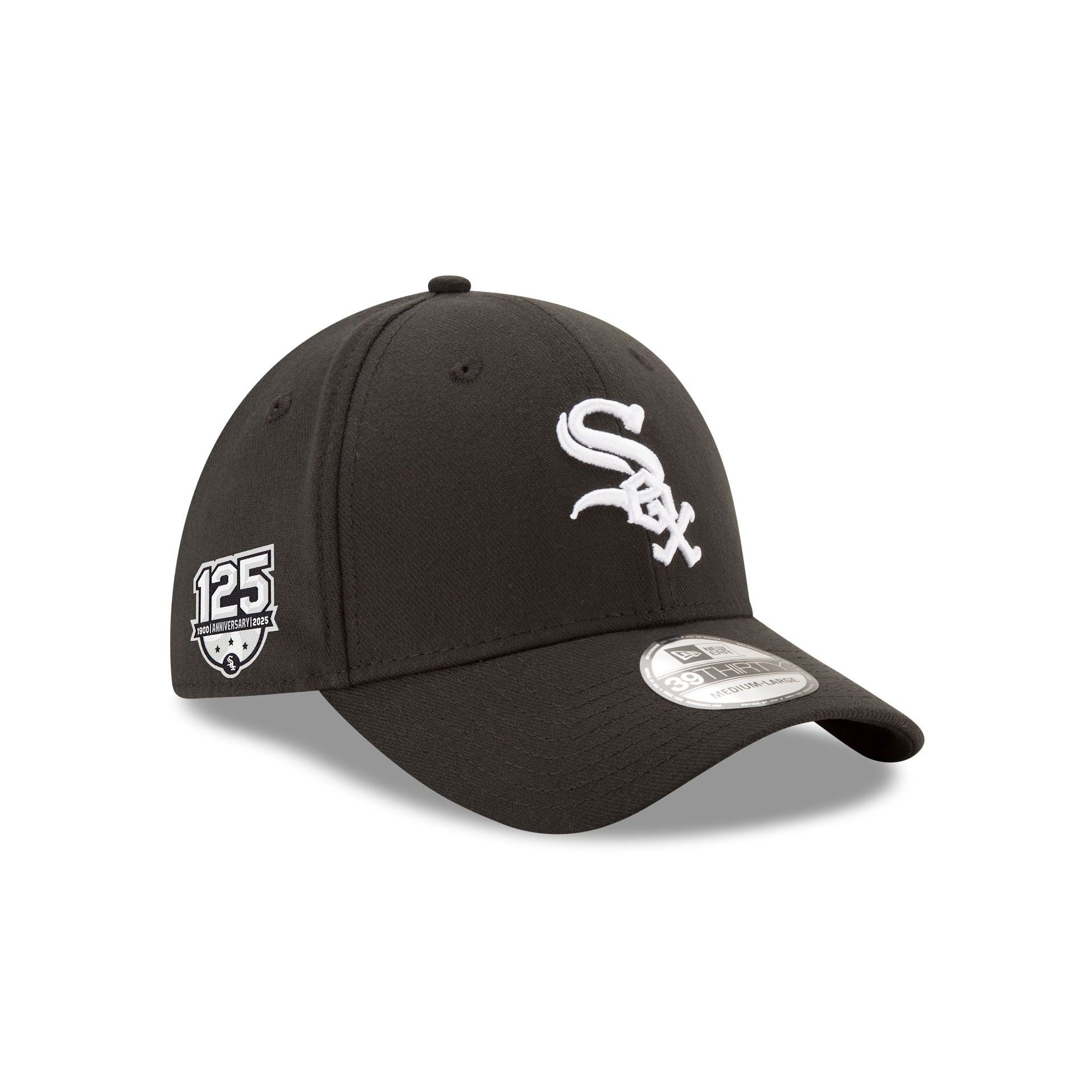 Chicago White Sox 125th Anniversary 39THIRTY Stretch Fit Hat
