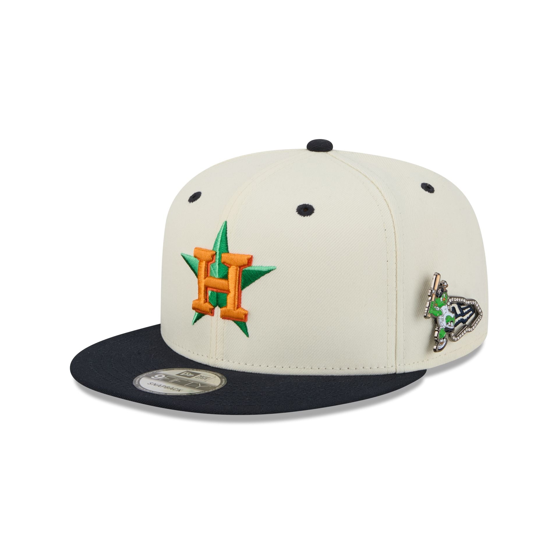 Houston Astros Mascot Pin 9FIFTY Snapback Hat