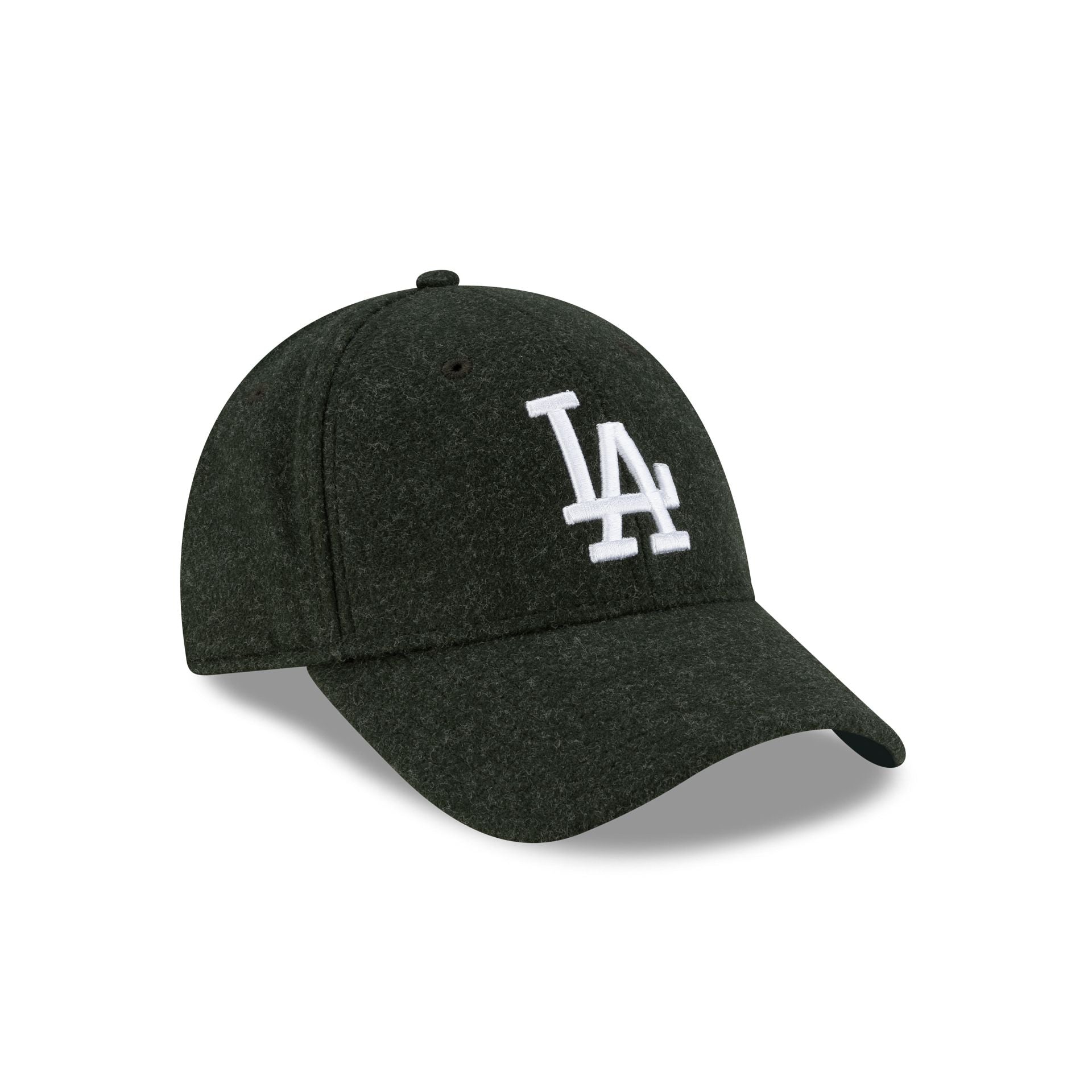 Los Angeles Dodgers Melton Wool Dark Green 9FORTY Snapback Hat
