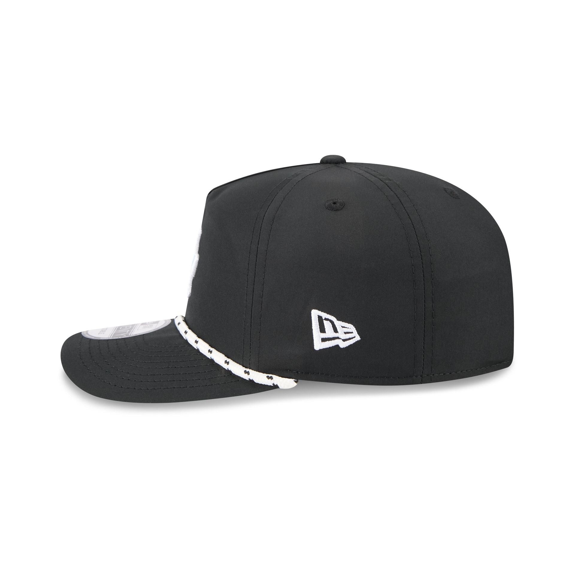 Los Angeles Dodgers Black and White Rope 19TWENTY Snapback Hat
