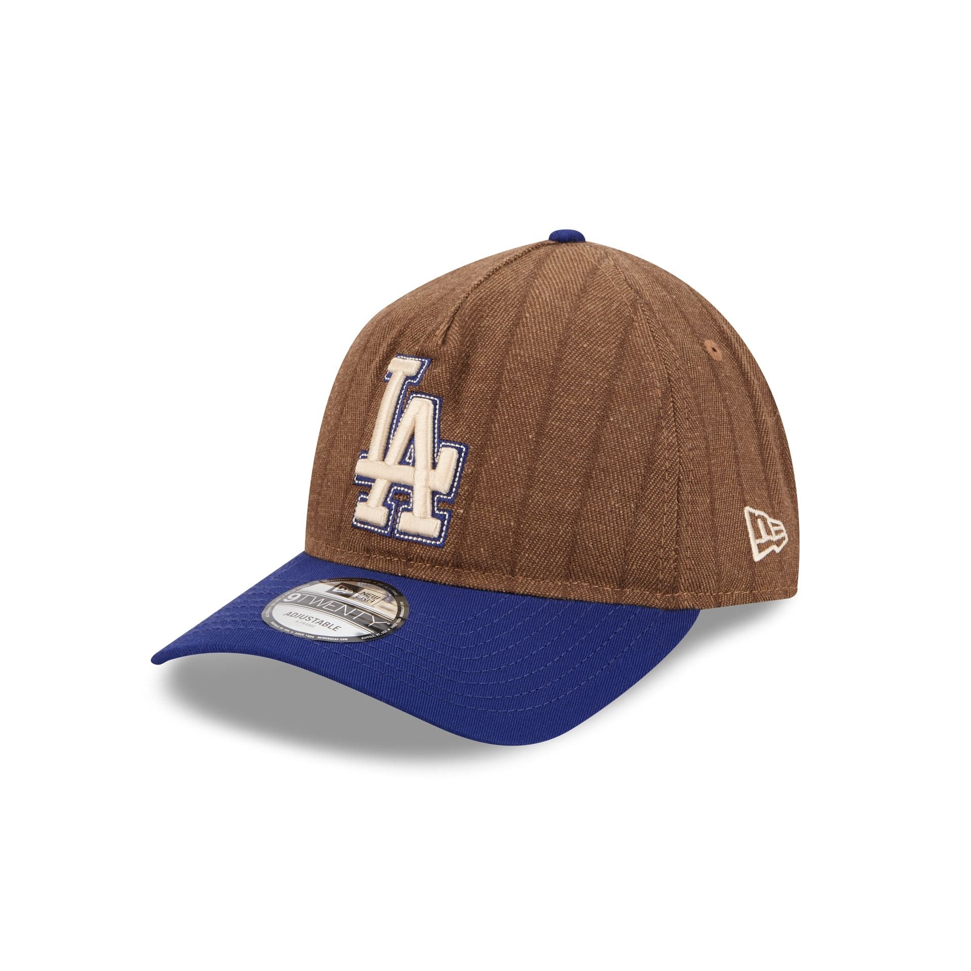 Los Angeles Dodgers Three Looms Wool Pinstripe 9TWENTY A-Frame Adjustable Hat