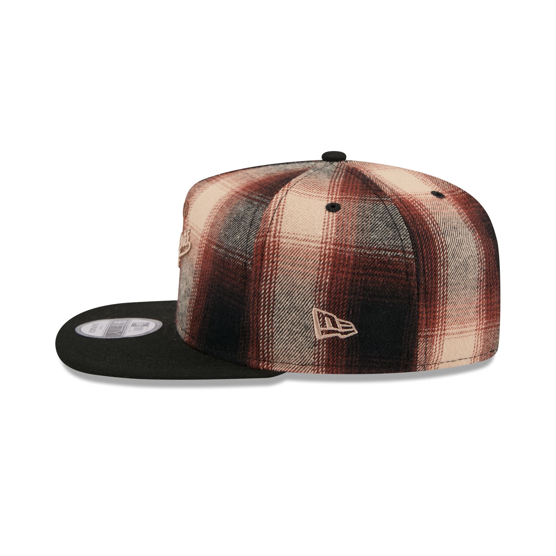 Los Angeles Dodgers Grunge Plaid 9FIFTY A-Frame Adjustable Hat