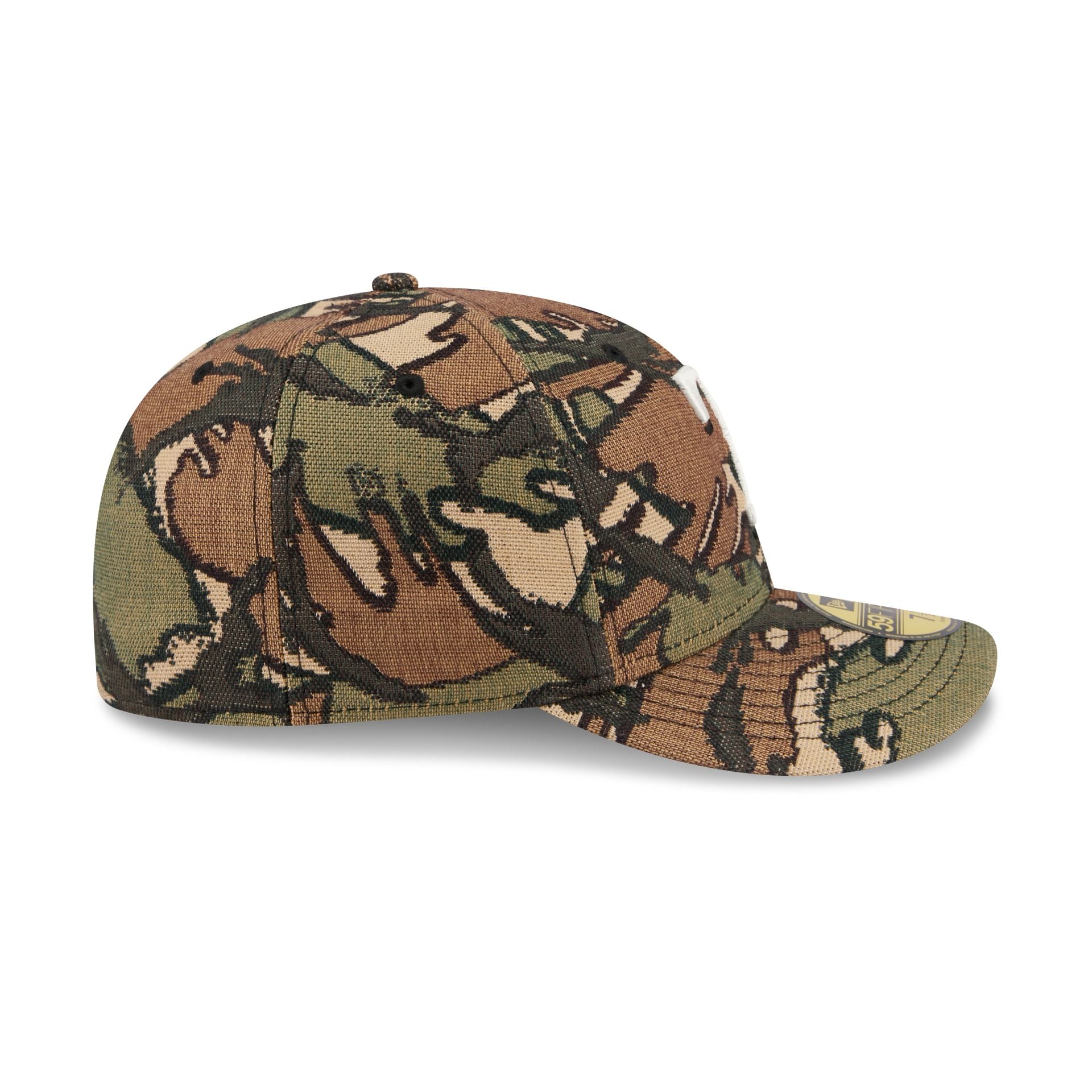 Texas Rangers Three Looms Jacquard Camo 59FIFTY Fitted Hat