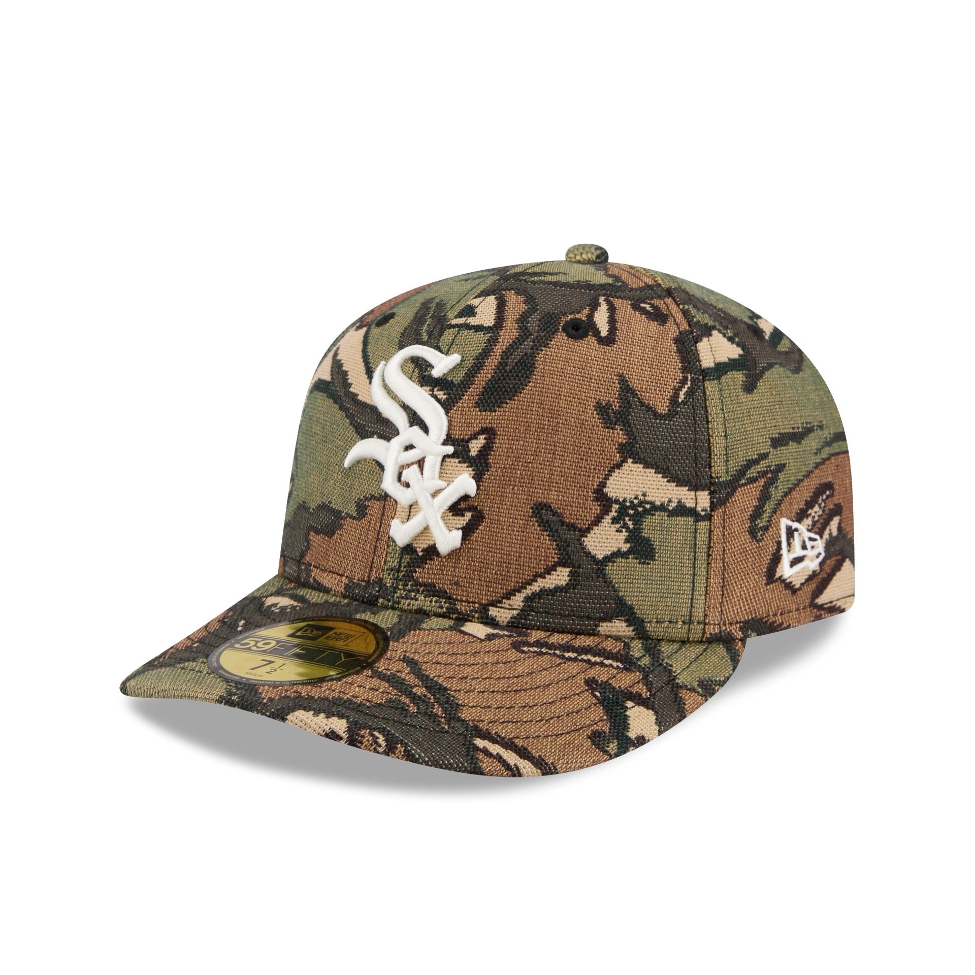 Chicago White Sox Three Looms Jacquard Camo 59FIFTY Fitted Hat